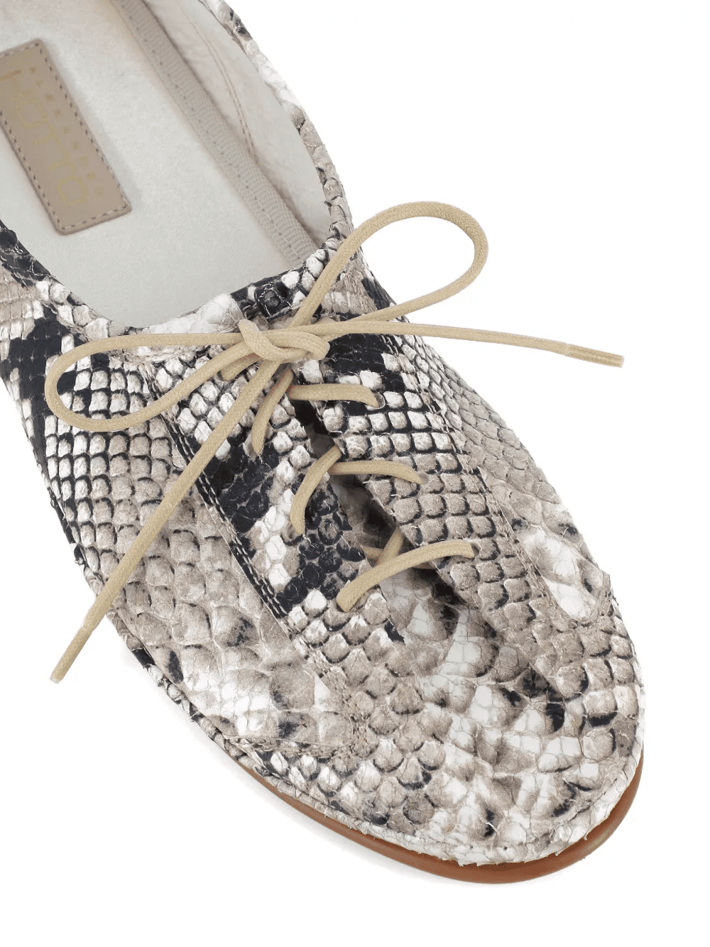 snakeskin-print slippers - Image 1