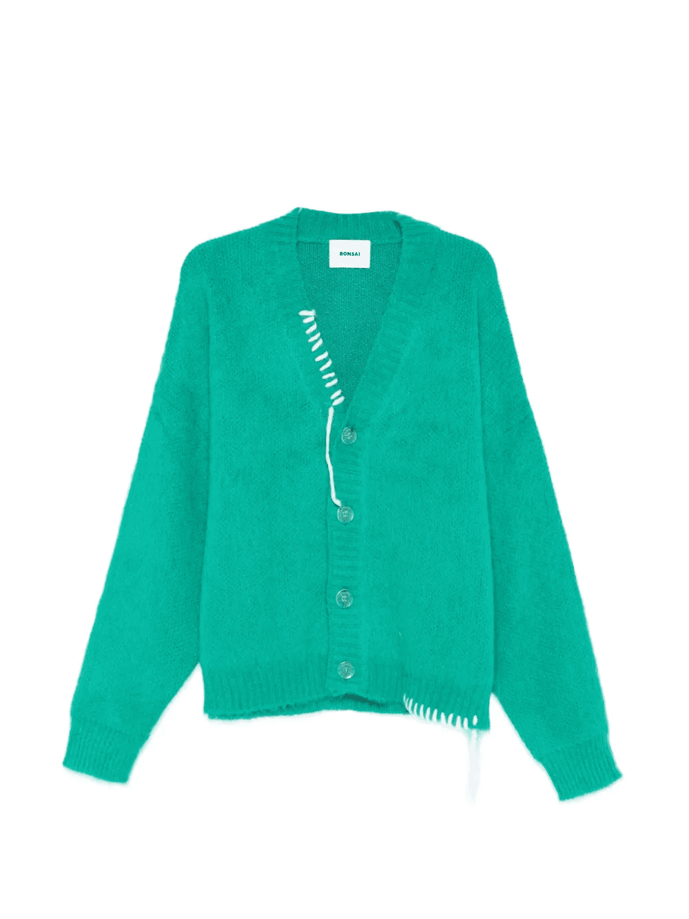 V-neck oversized cardigan - Image 1