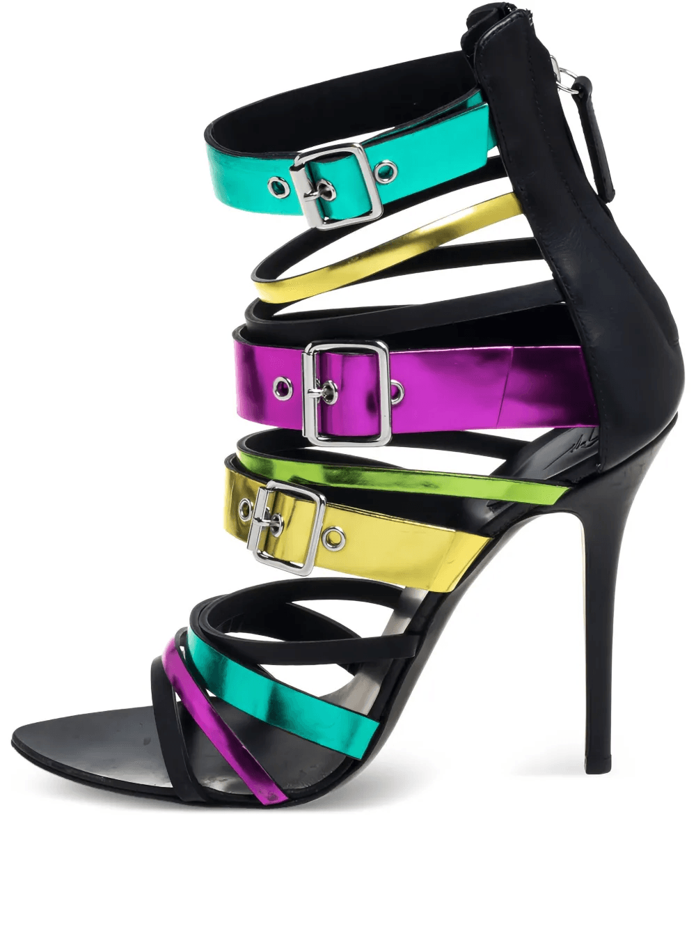 120mm buckle cage sandals - Image 1