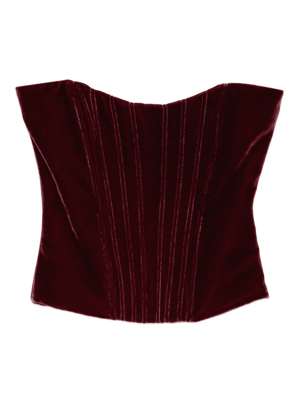 velvet boned top - Image 1