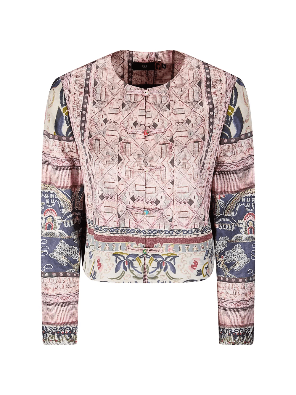 geometric-print jacket - Image 1