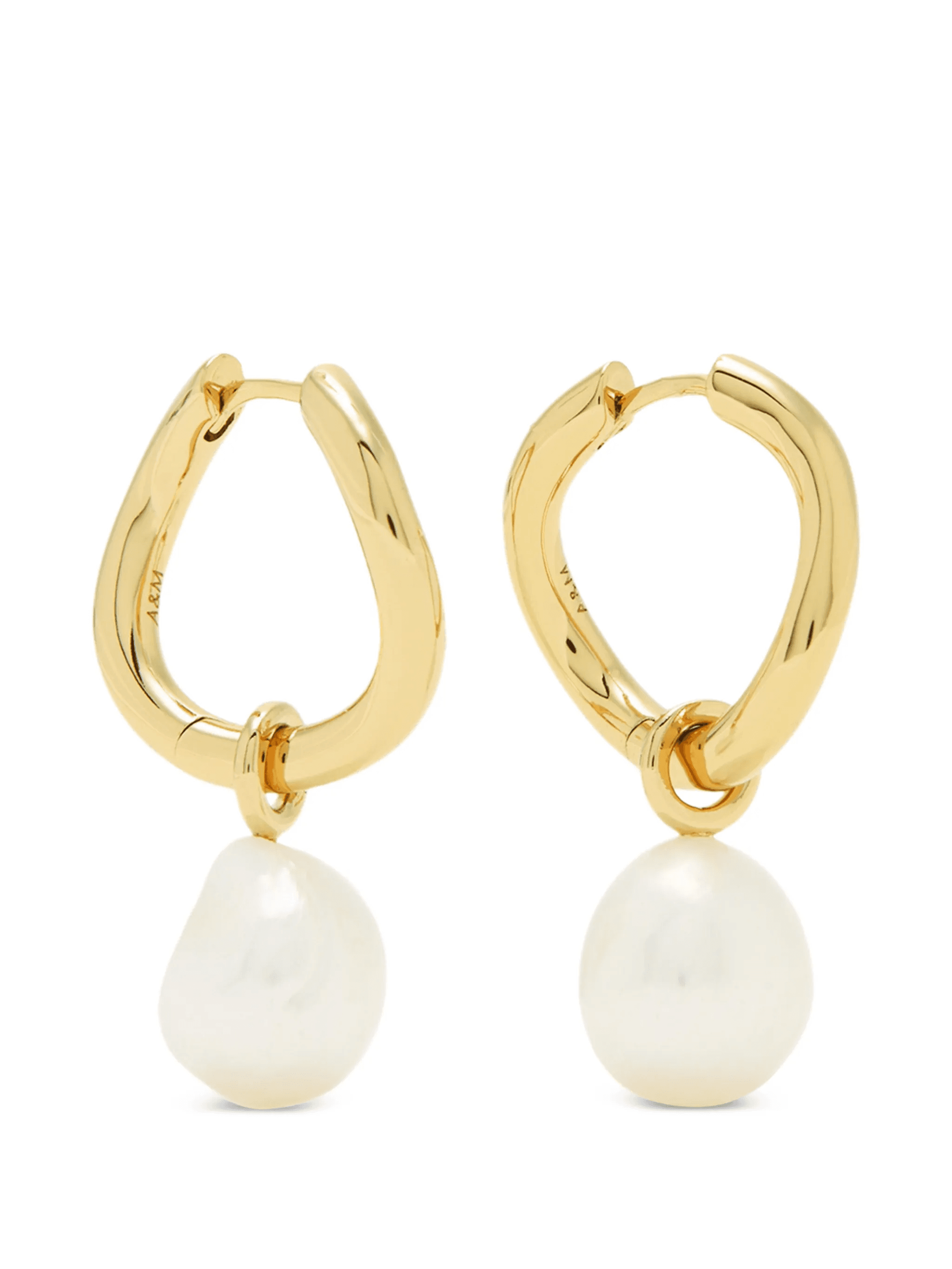Serenity pearl-embellished earrings - Image 1
