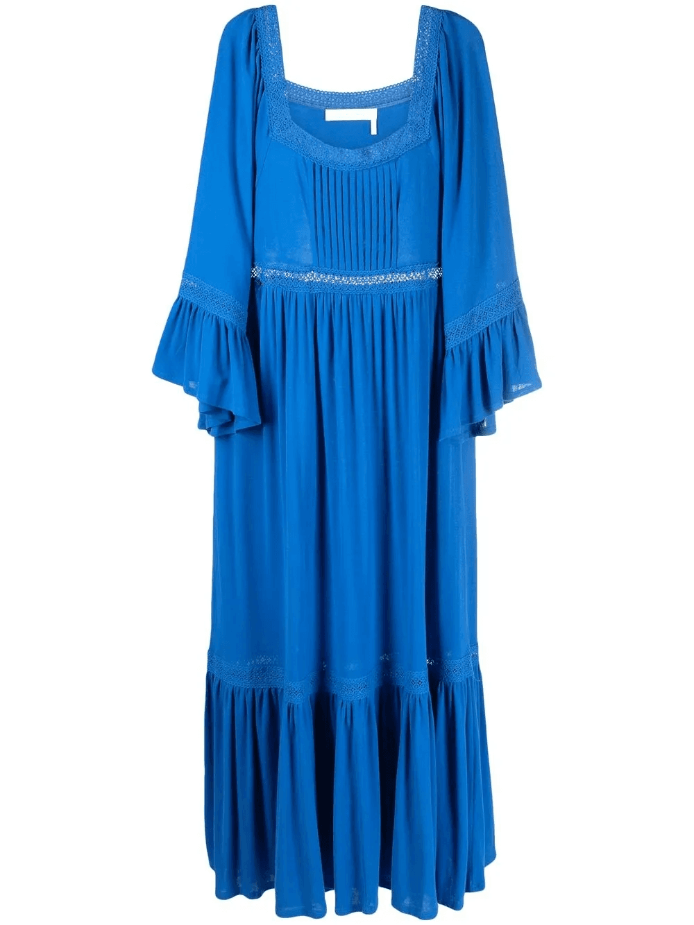 square-neck midi dress - Image 1