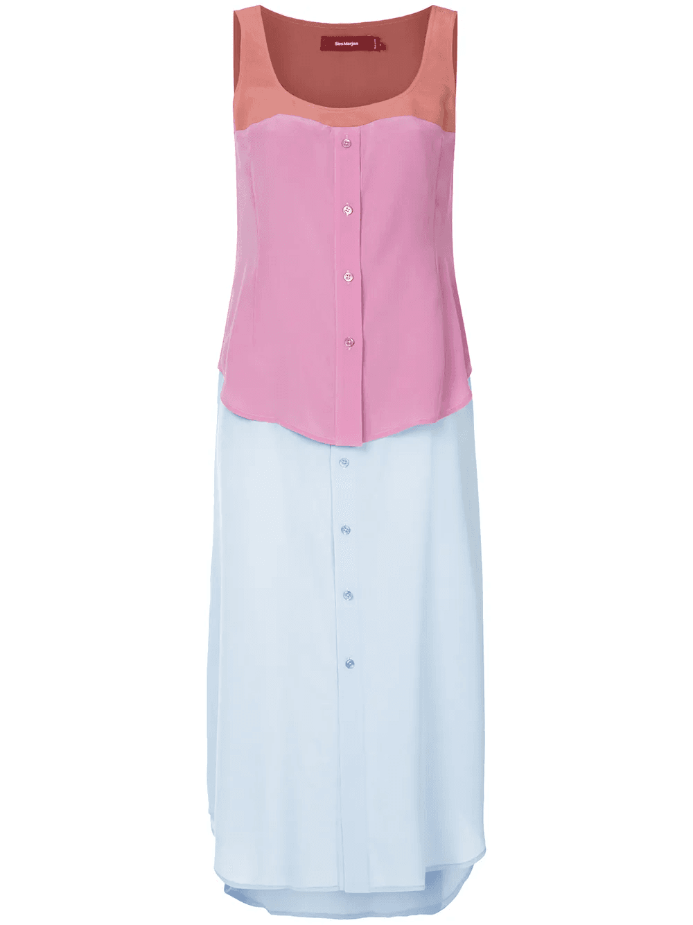 Peg Button front dress - Image 1