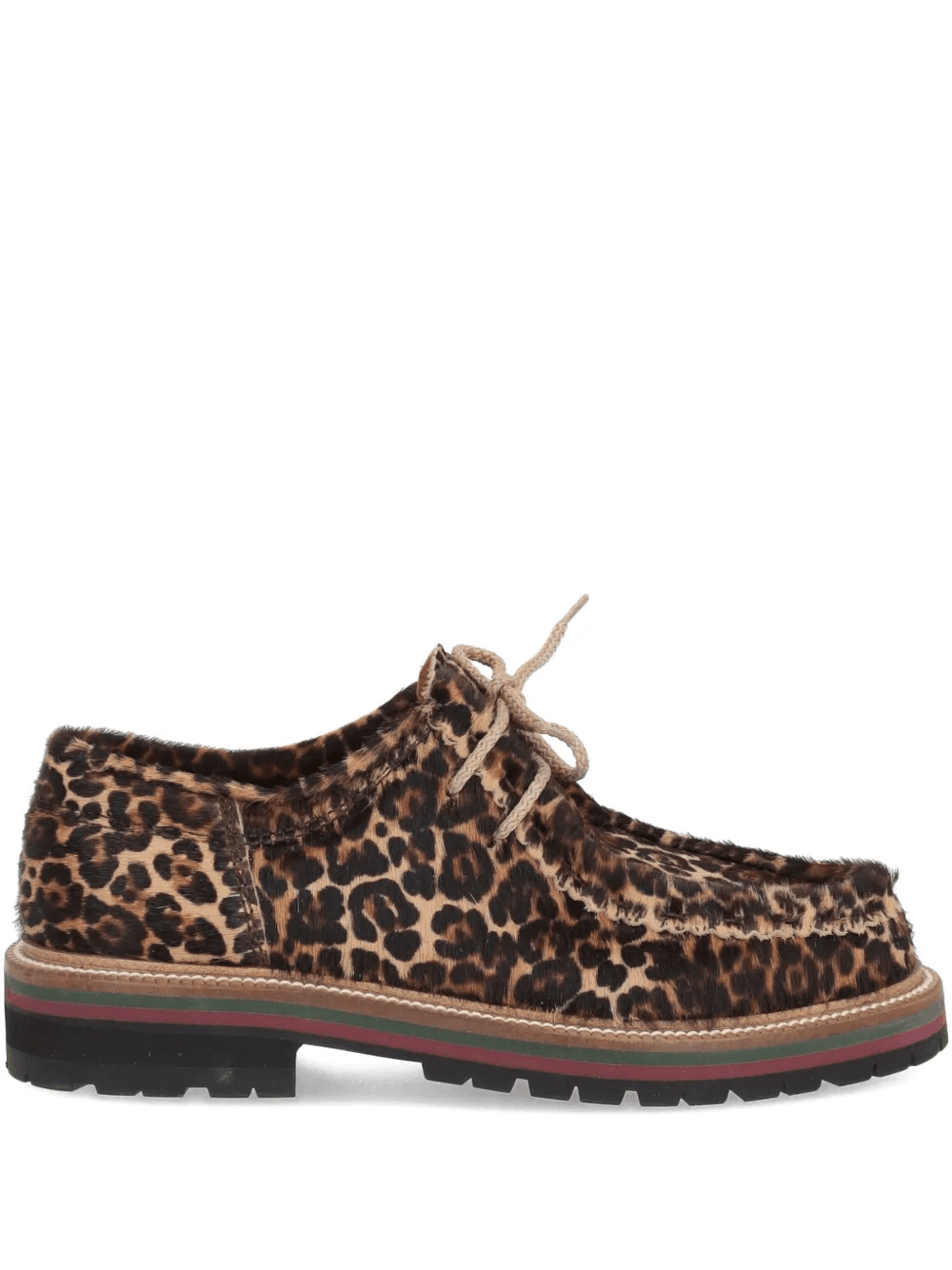 Fondo leopard-print derby shoes - Image 1
