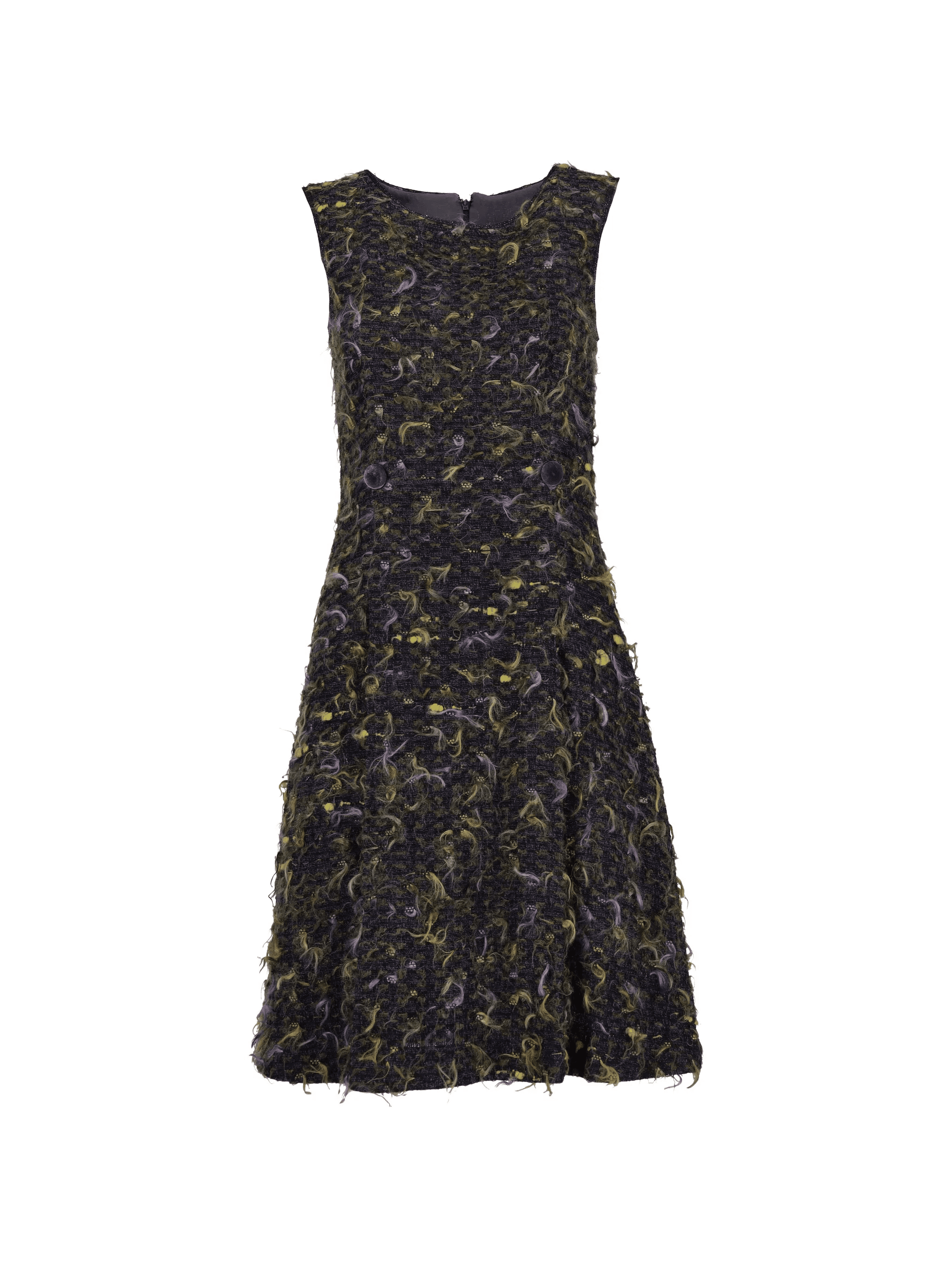 tweed sleeveless dress - Image 1