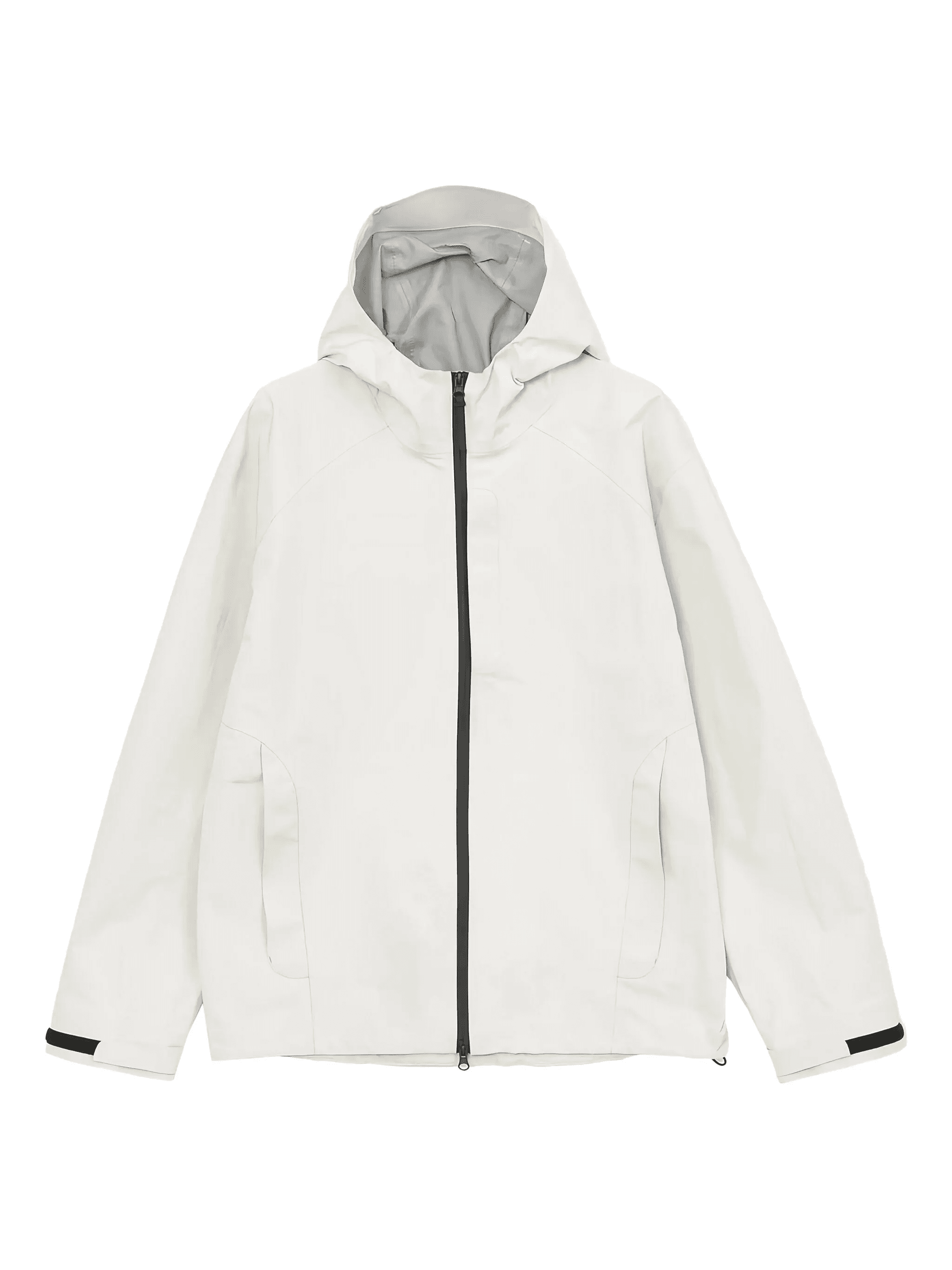 zip-front hooded jacket - Image 1