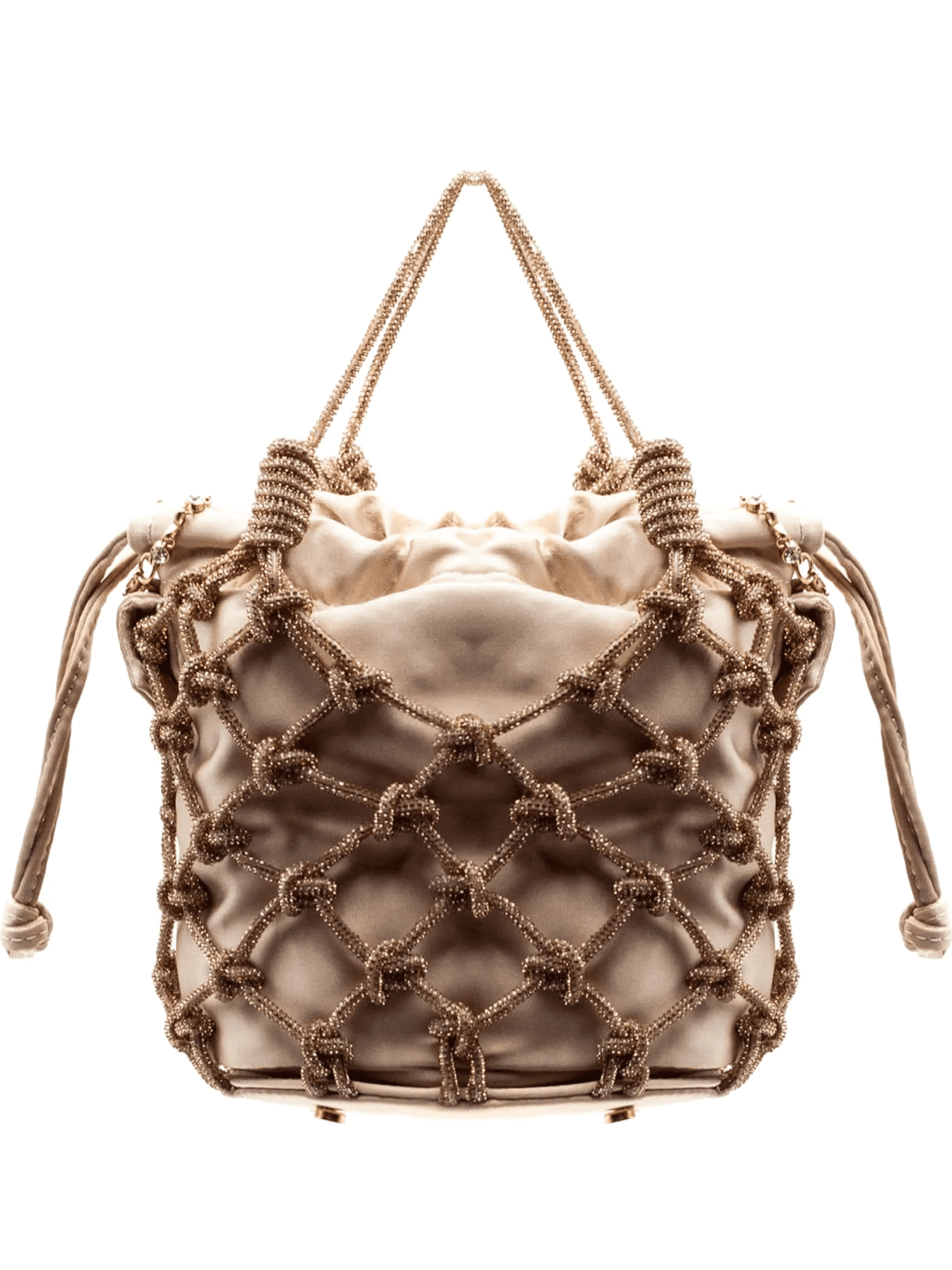 woven mesh bucket bag - Image 1