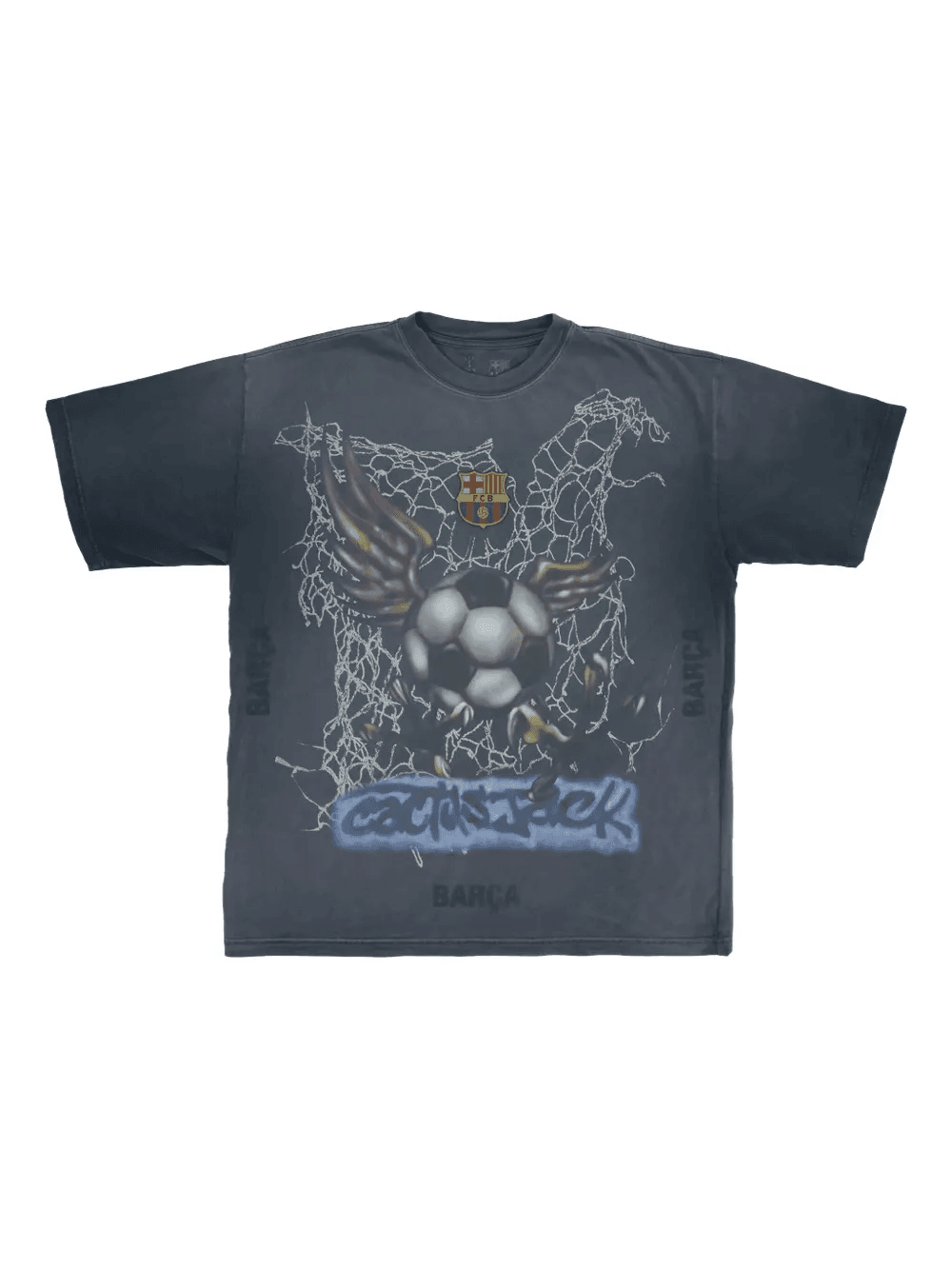 x Nike x FCB washed spray T-shirt - Image 1