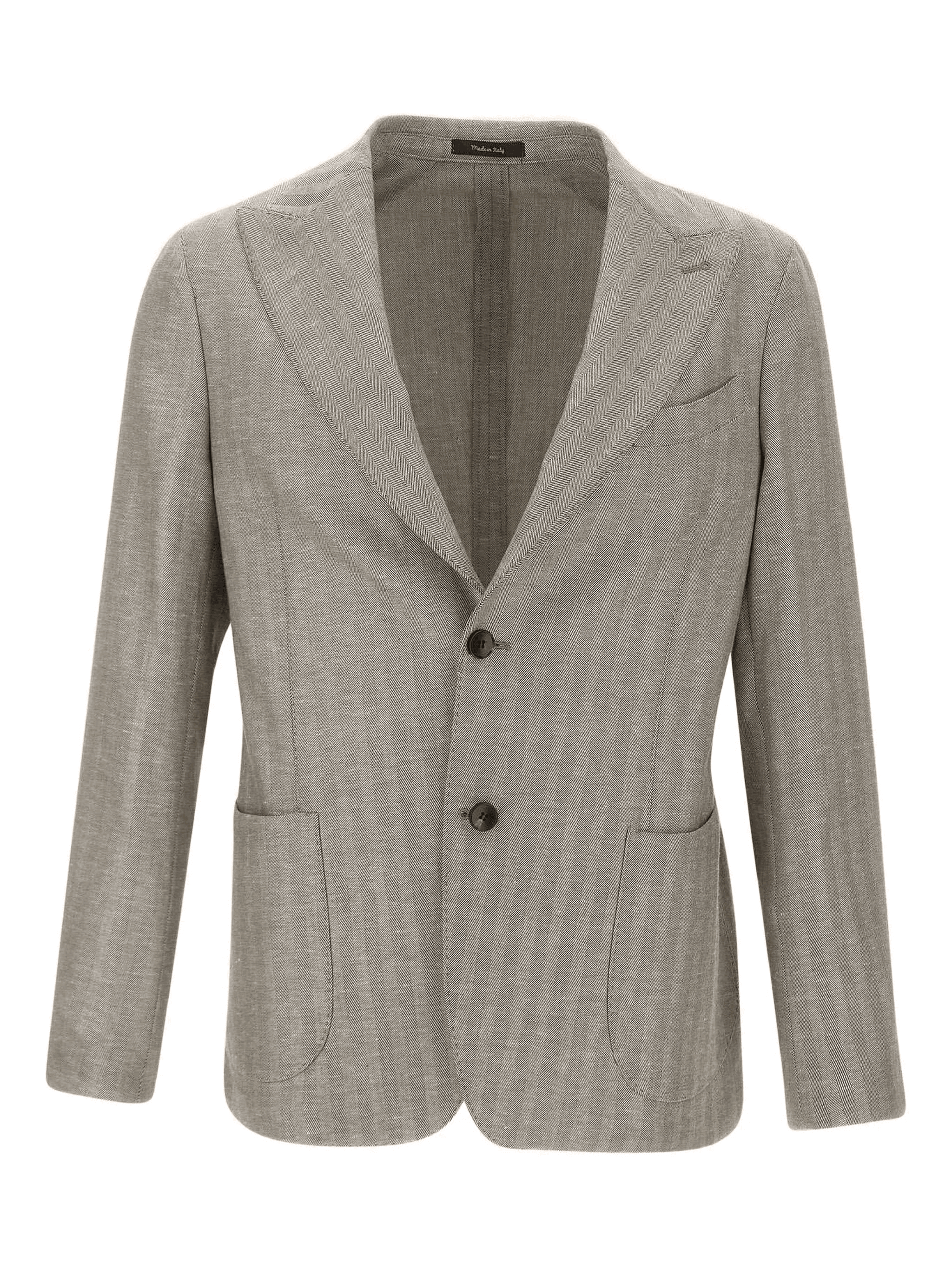 peaked lapels two-button jacket - Image 1