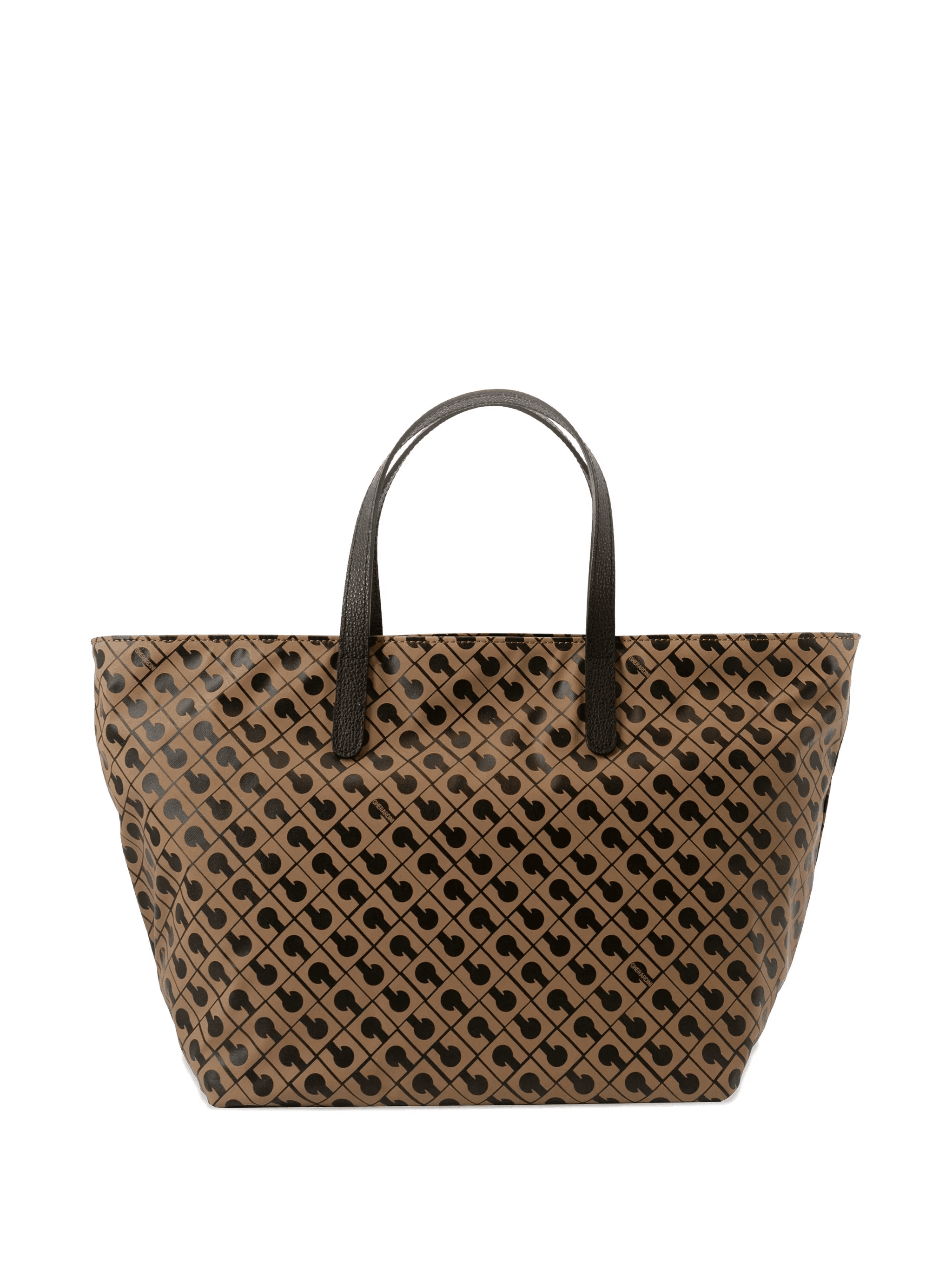 patterned handle tote bag - Image 1
