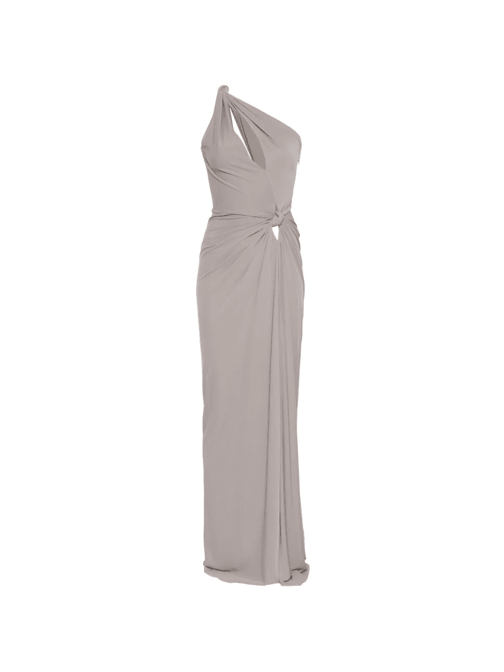 gathered V-neck maxi dress - Image 1
