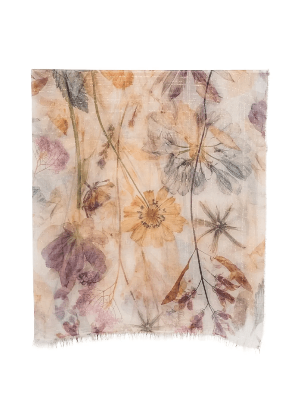 floral-print scarf - Image 1