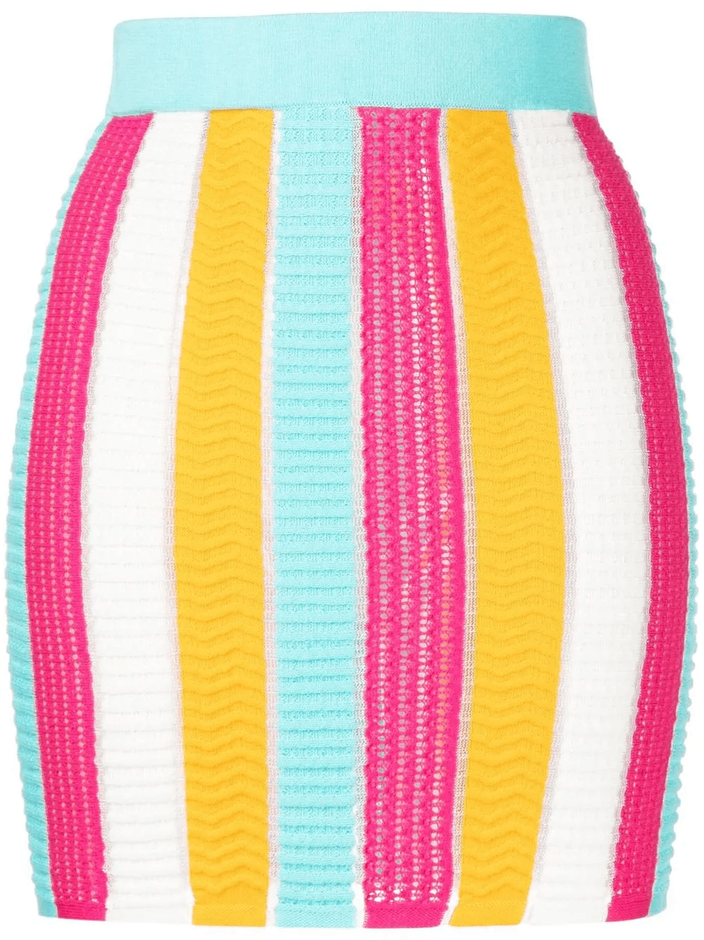 colour-block knitted skirt - Image 1