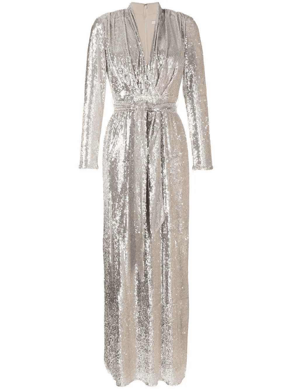 plunge sequin-column gown - Image 1