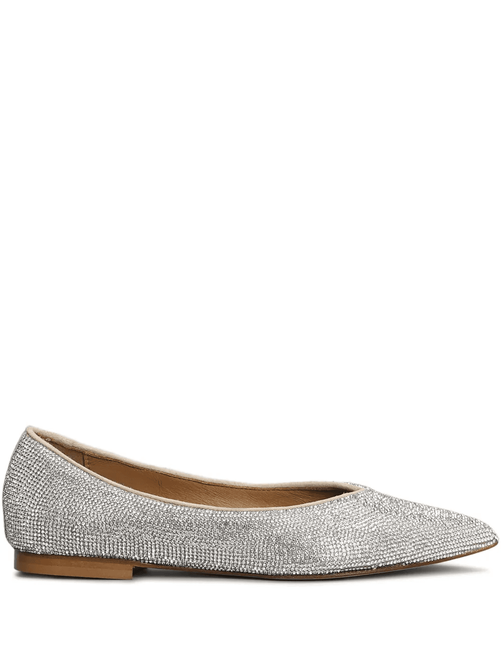 crystal-embellished ballerina shoes - Image 1