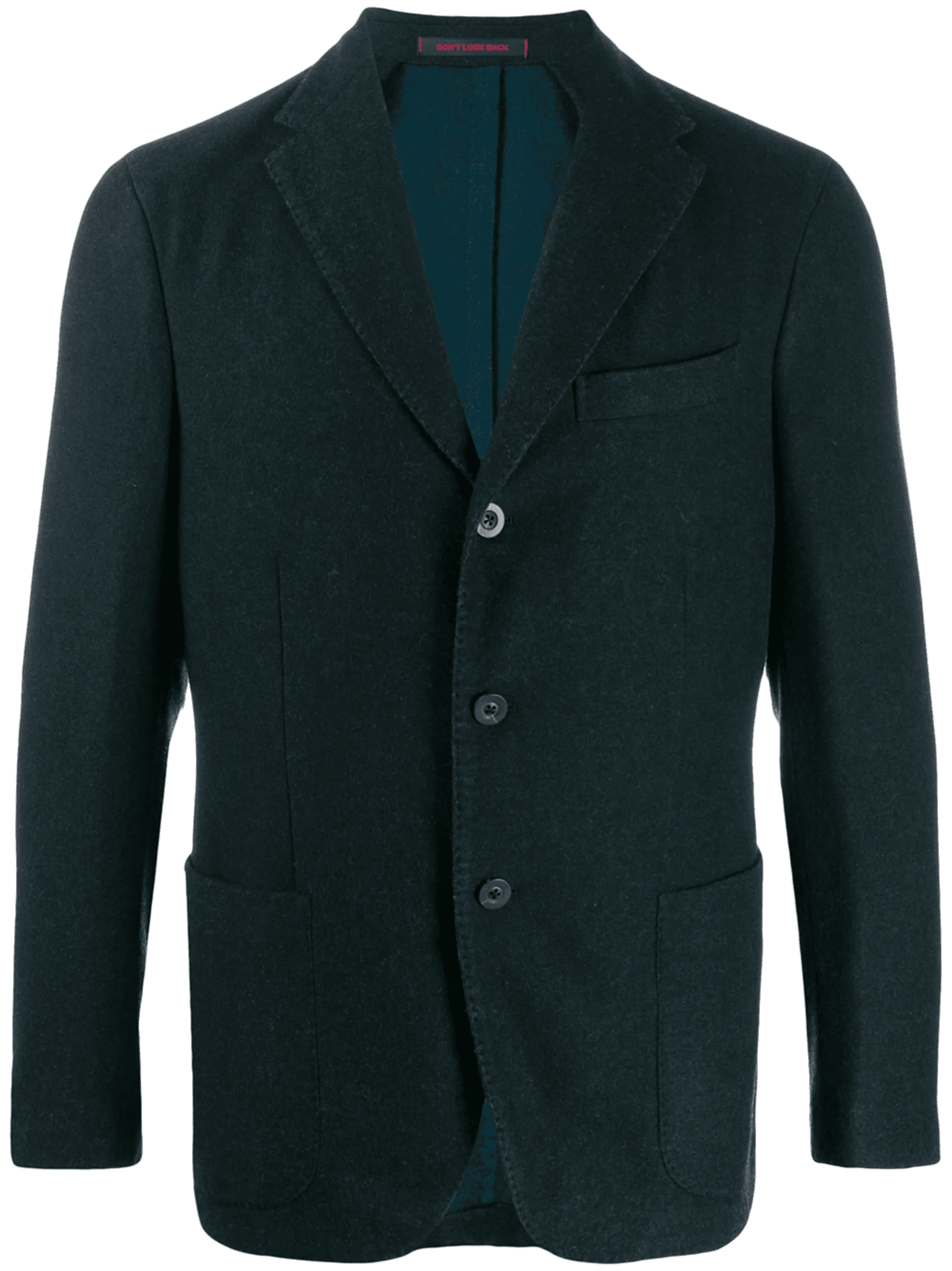 single-breasted textured blazer - Image 1