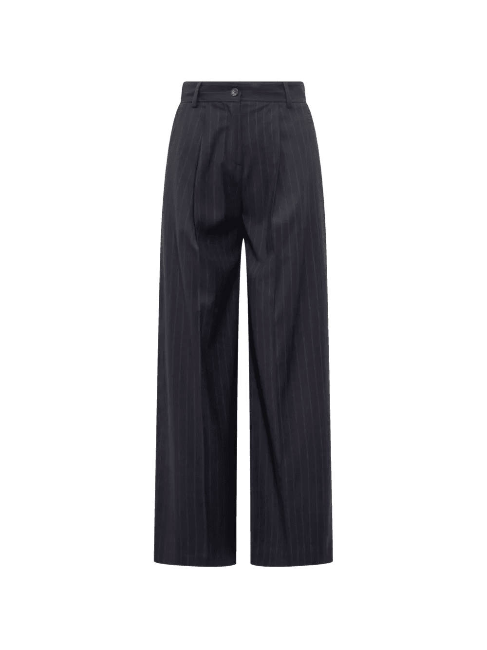 pinstripe straight trousers - Image 1