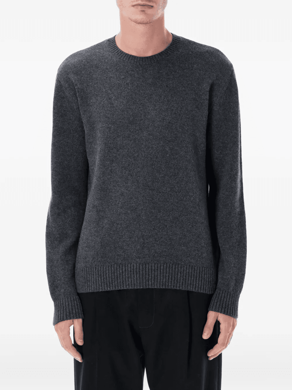 crew-neck long-sleeve sweater - Image 1