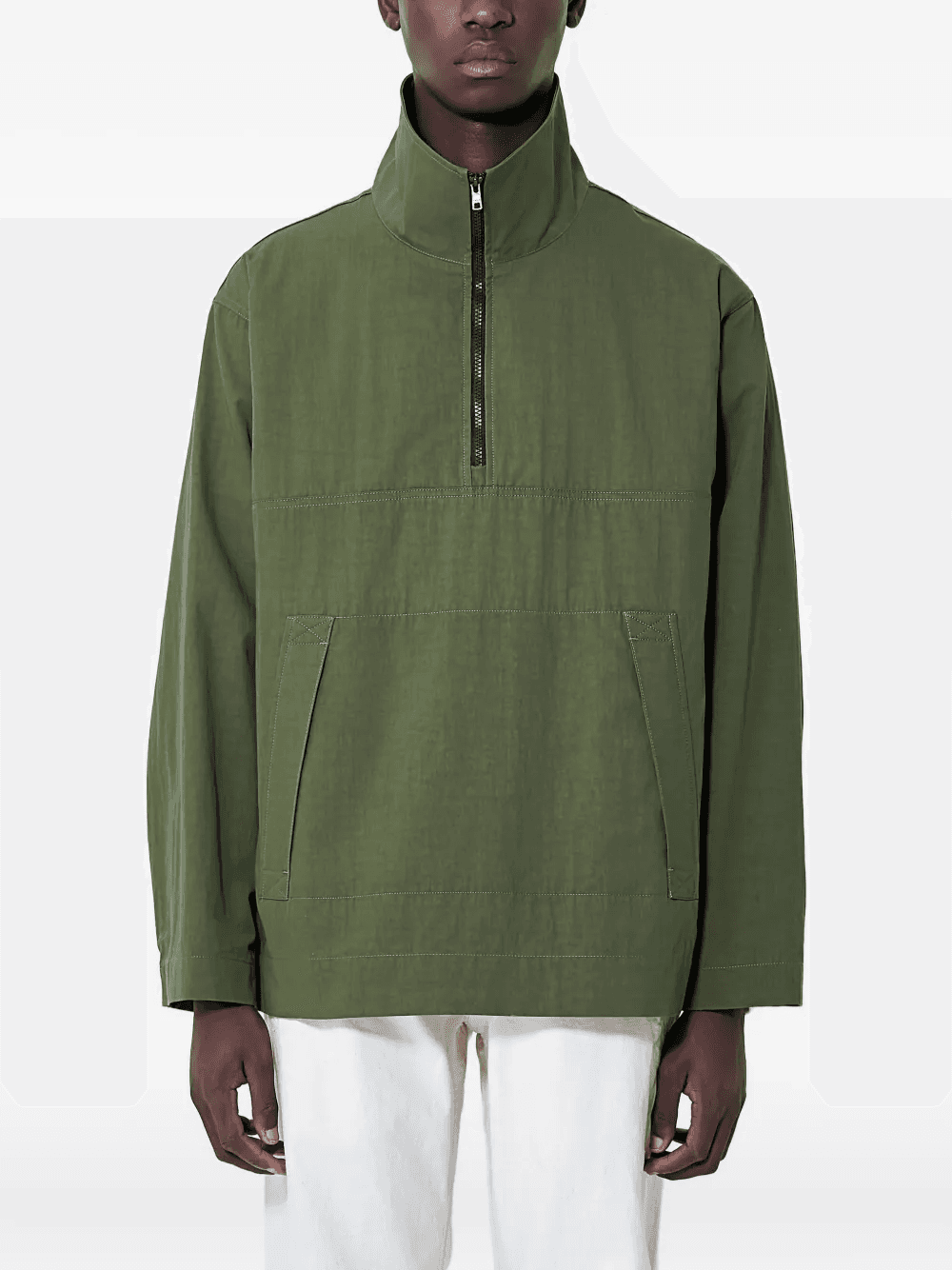 stand-collar half-zip jacket - Image 1