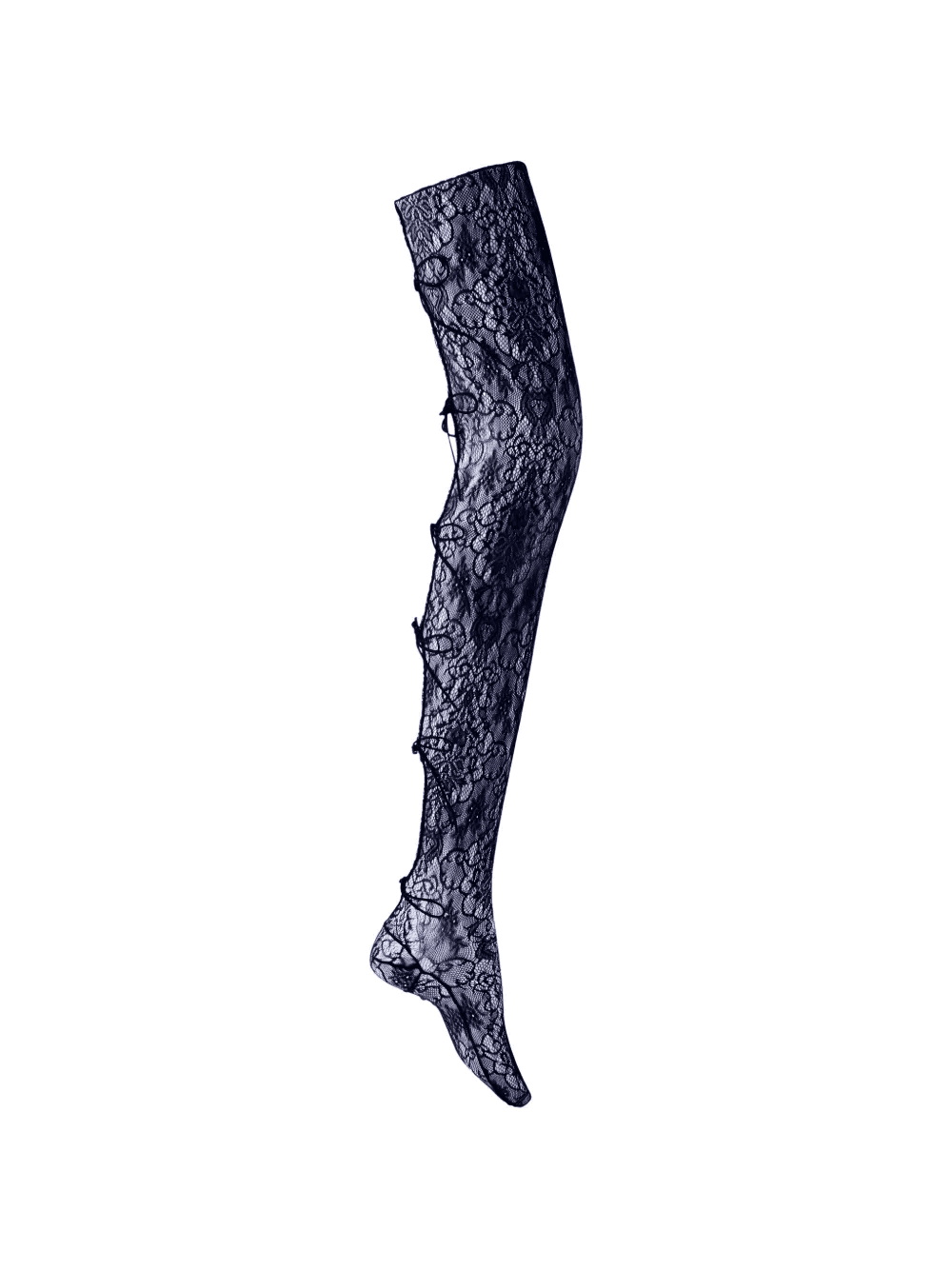 floral-lace tights - Image 1
