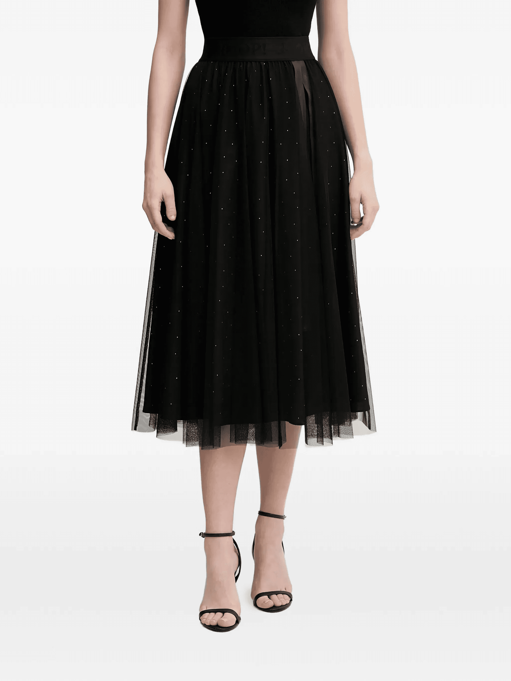 ribbon embellished midi skirt - Image 1