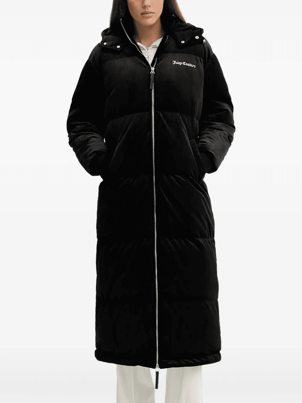 hooded embellished jacket - Image 1