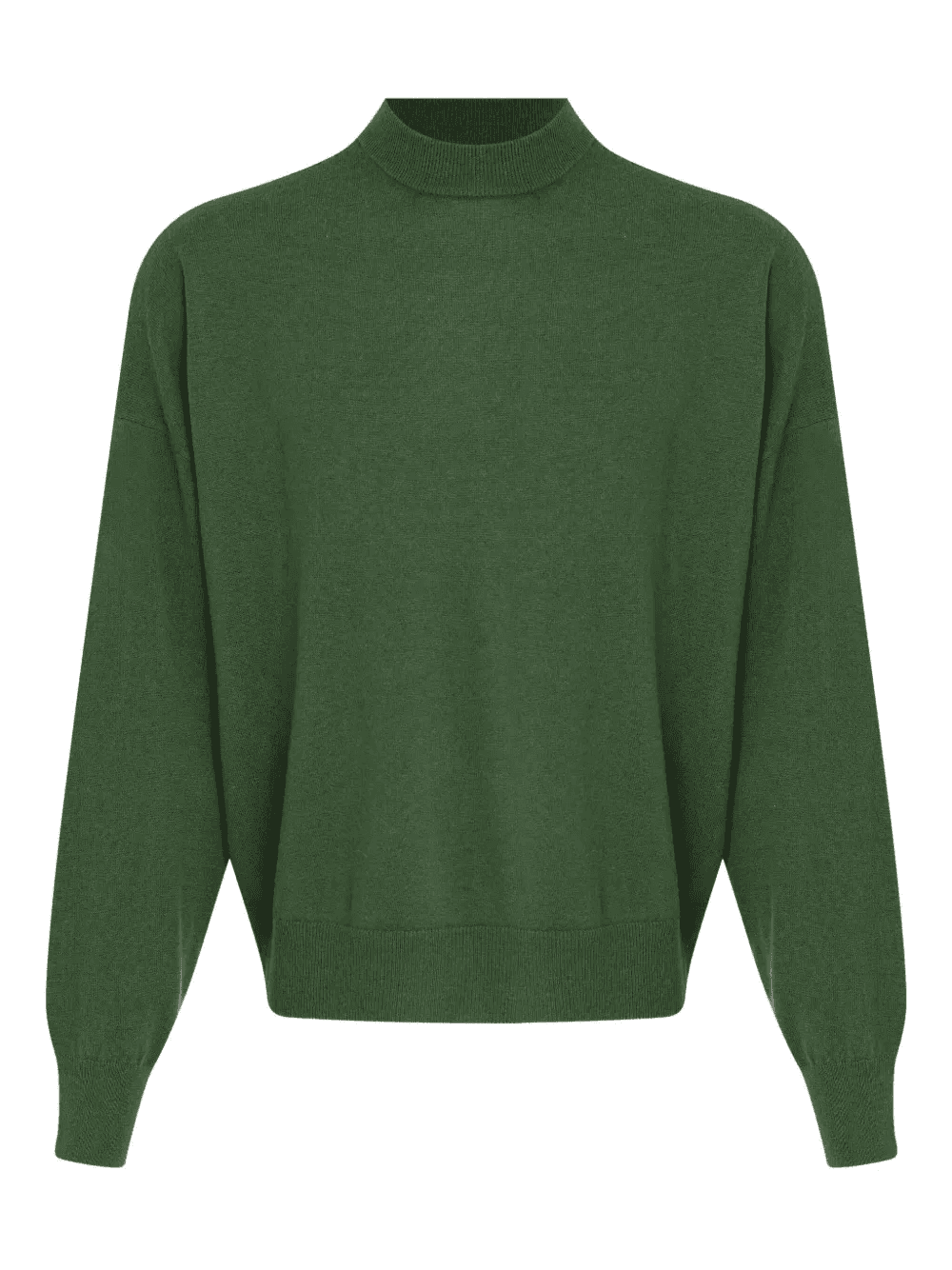 mock-neck oversized sweater - Image 1