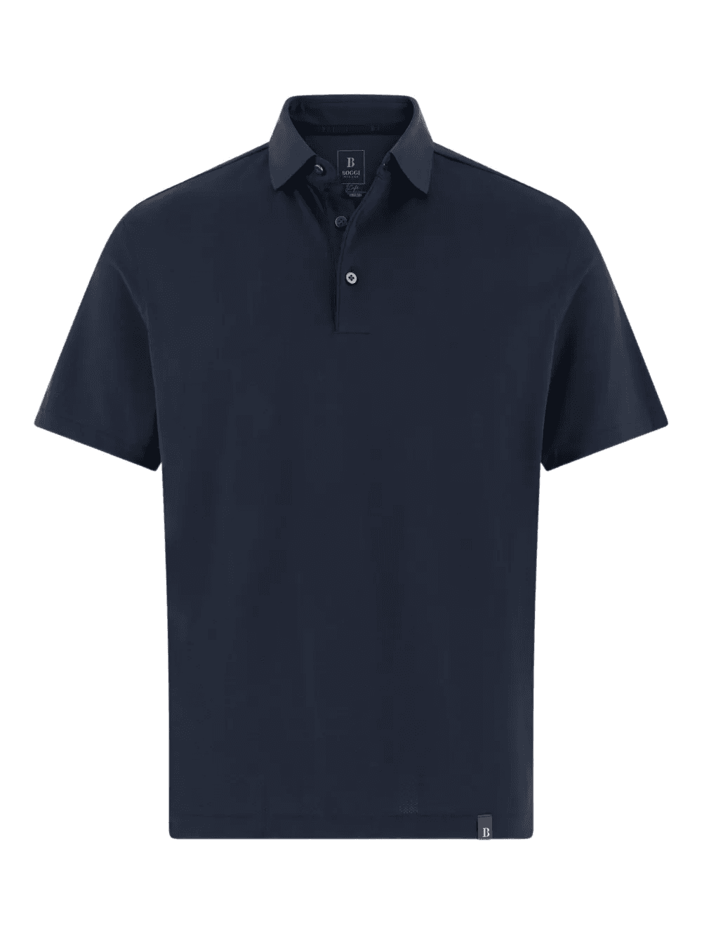 button appliqué polo shirt - Image 1