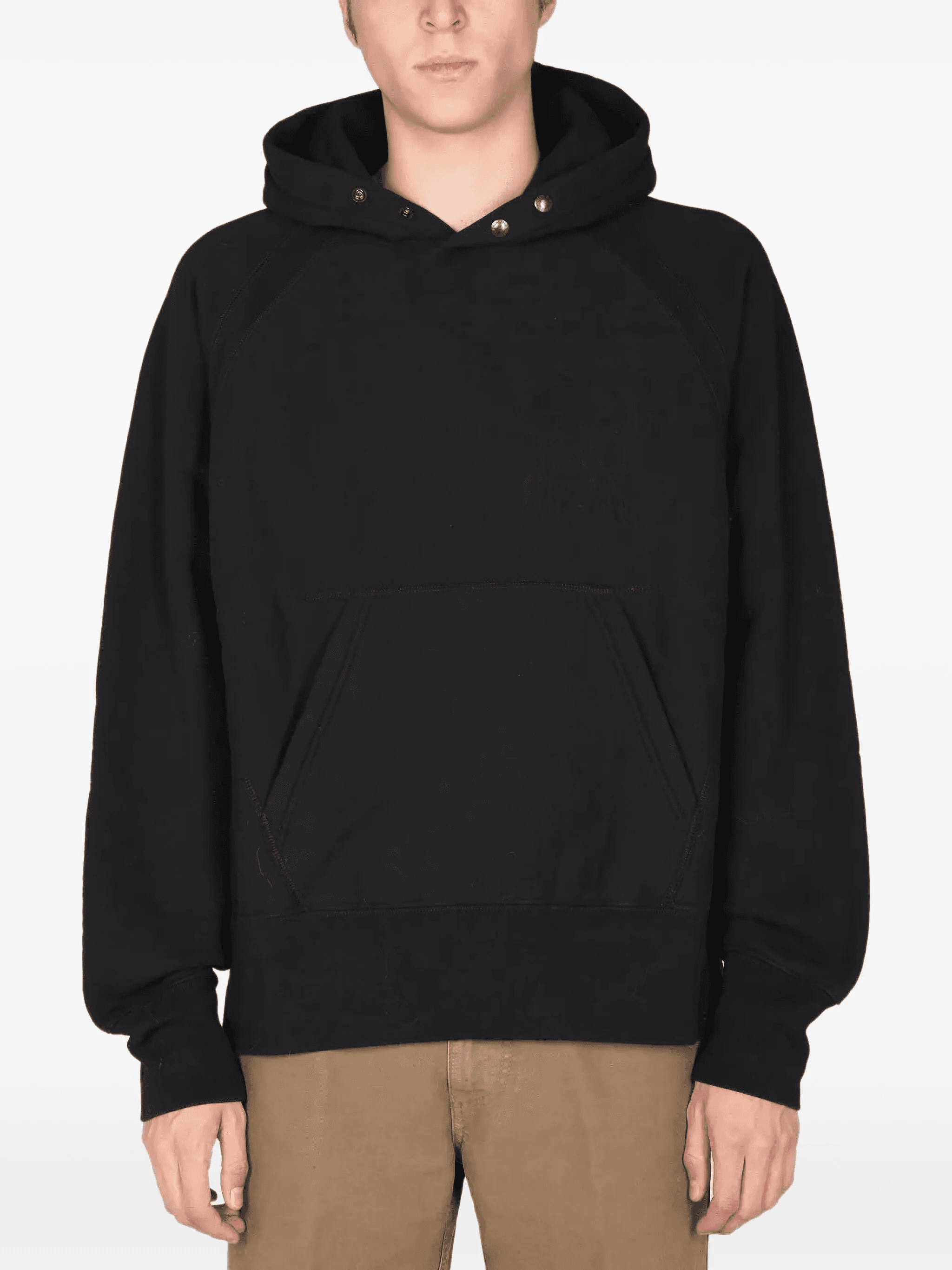 snap-button hoodie - Image 1