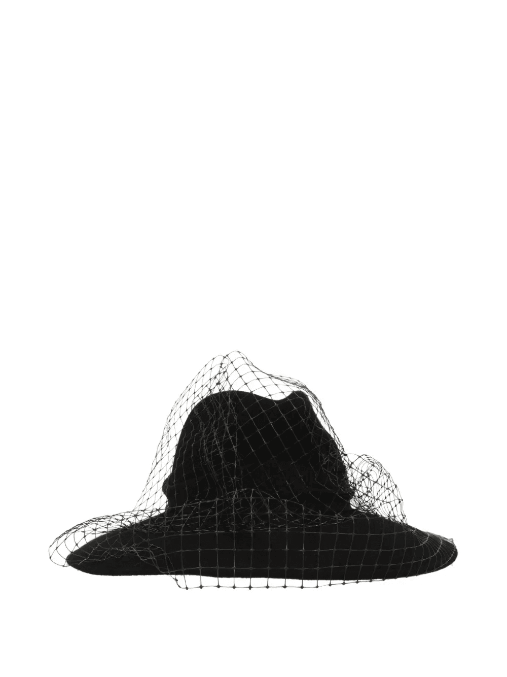 bow-detail fedora hat - Image 1