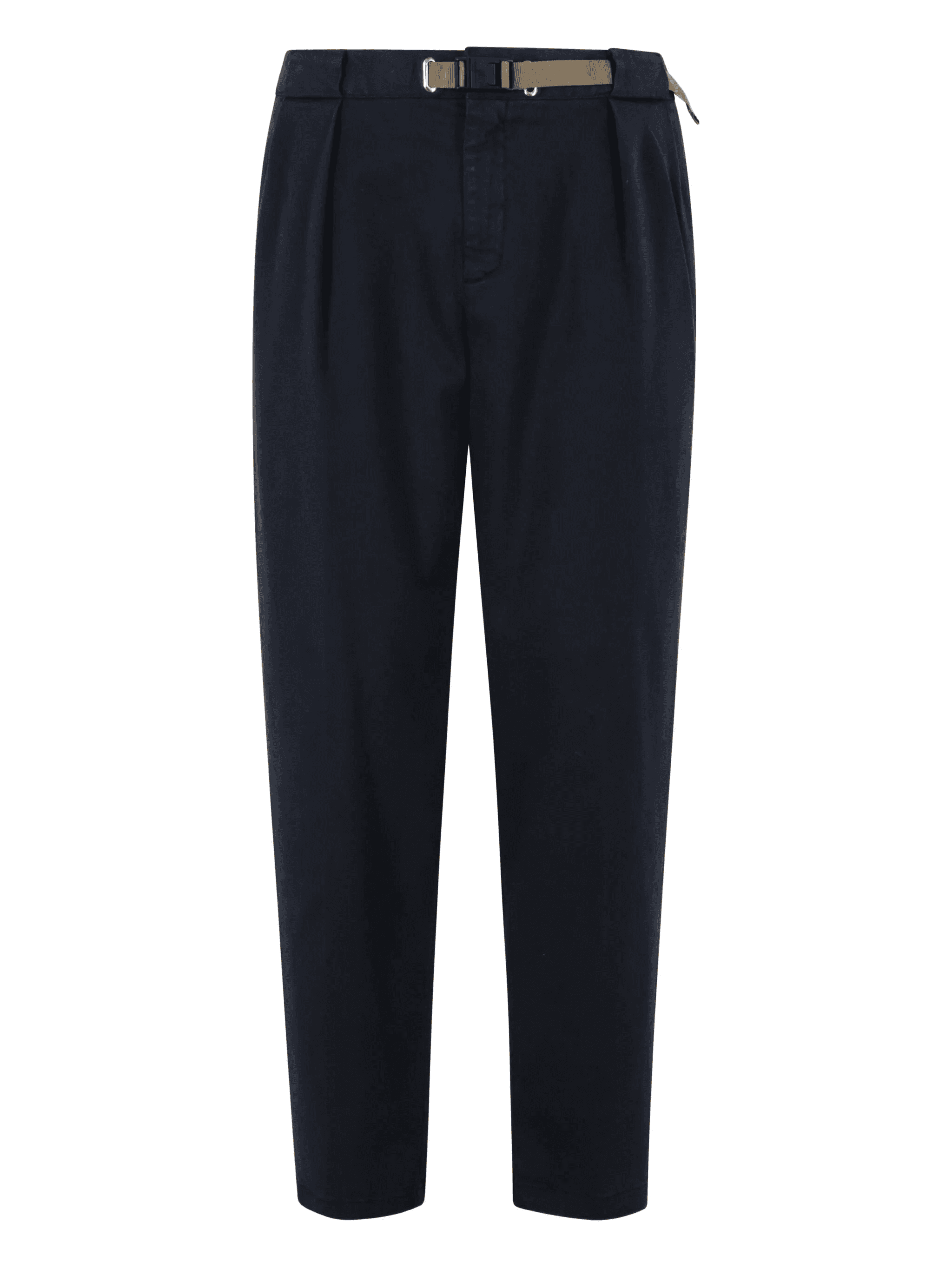 buckle-fastening pleated-front trousers - Image 1