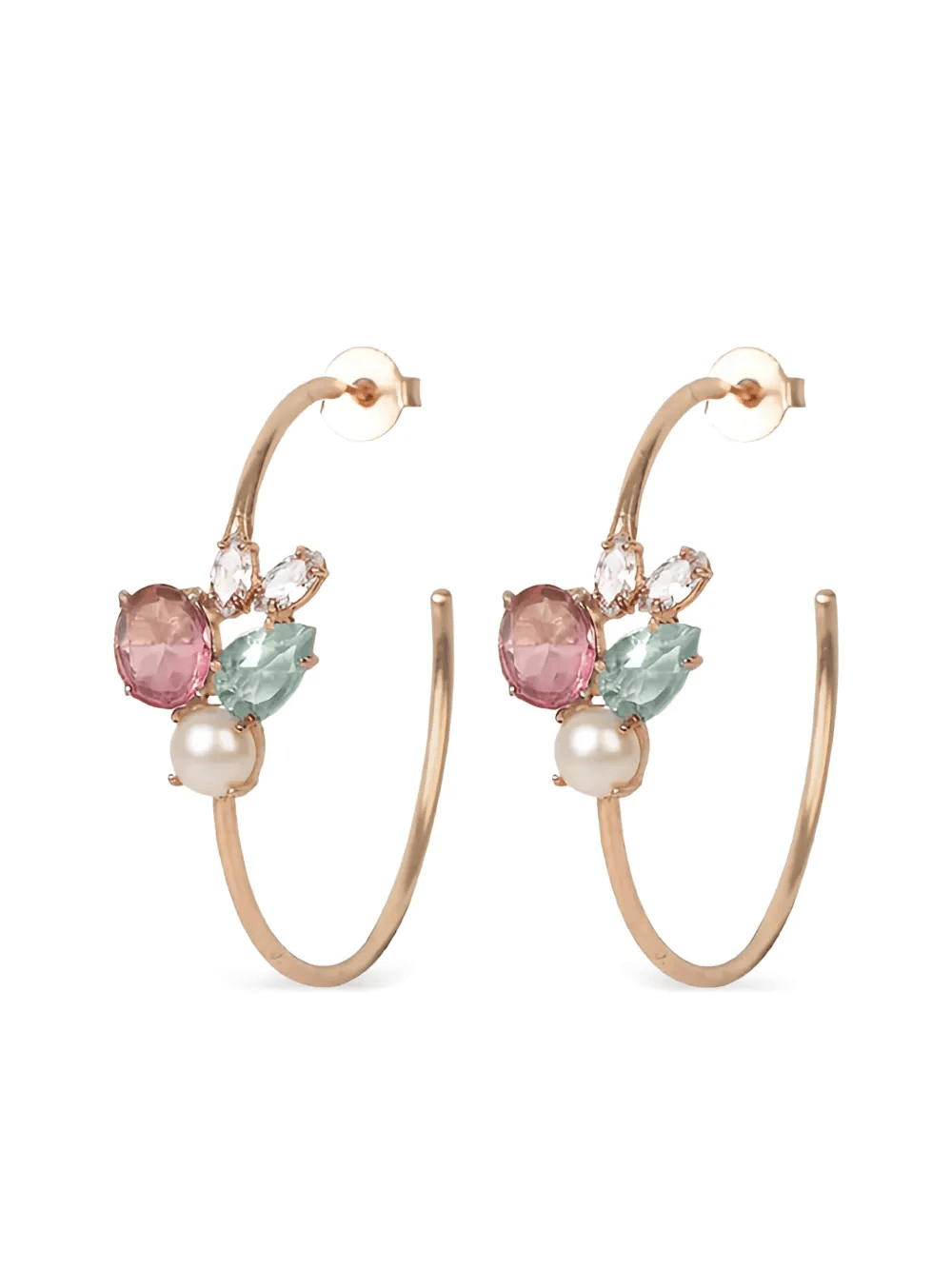 Candy Cabana hoop earrings - Image 1