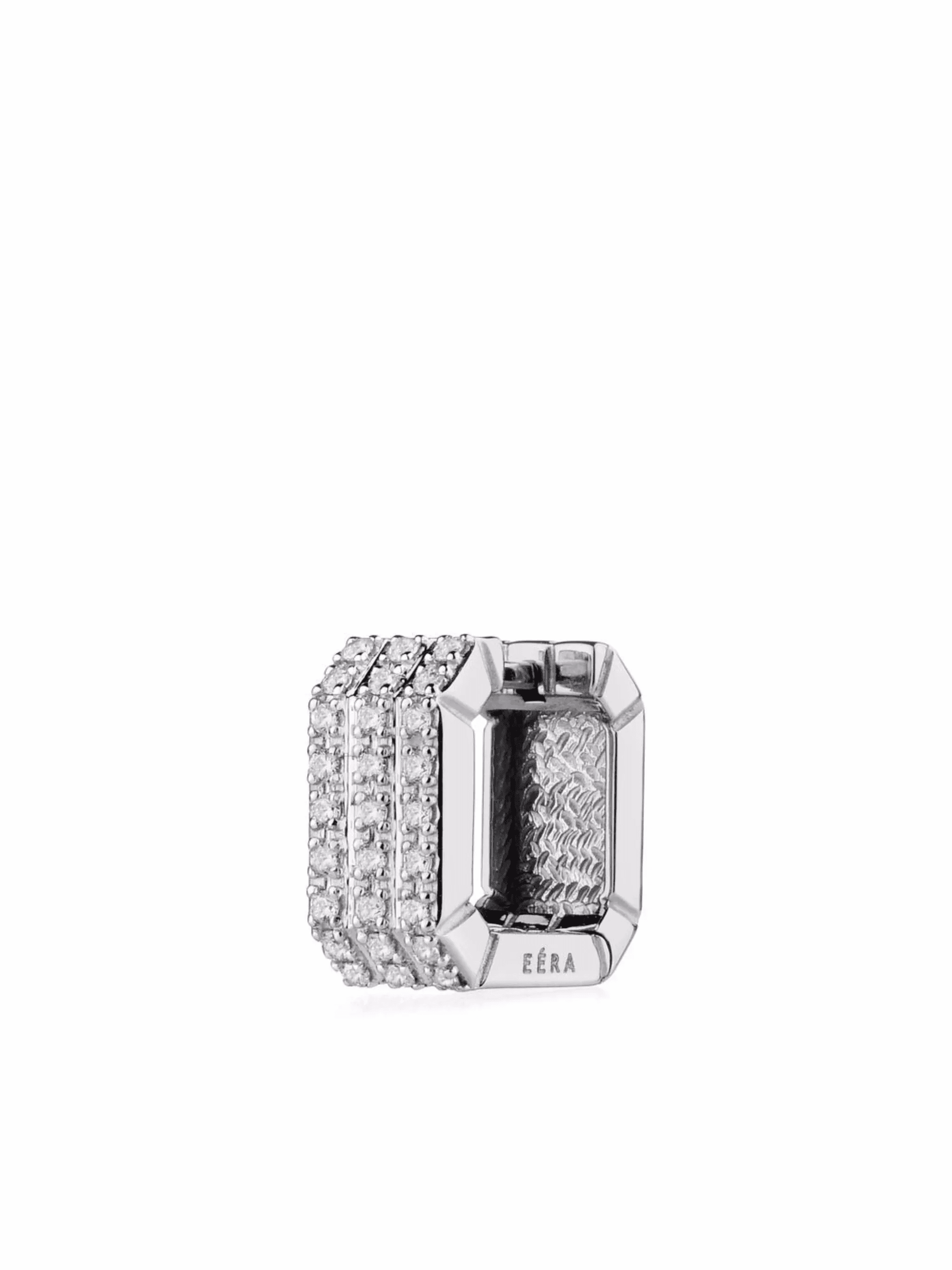 18kt white gold Candy diamond single earring - Image 1