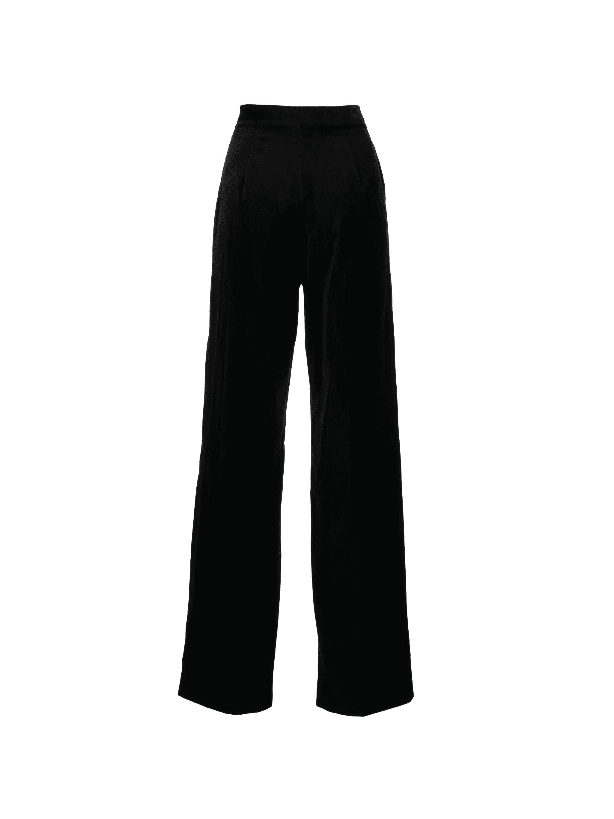 high-waisted straight-leg trousers - Image 1