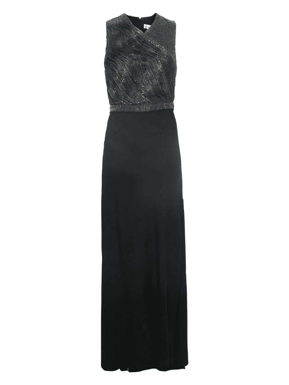 sequin-embellished pleated maxi dress - Image 1