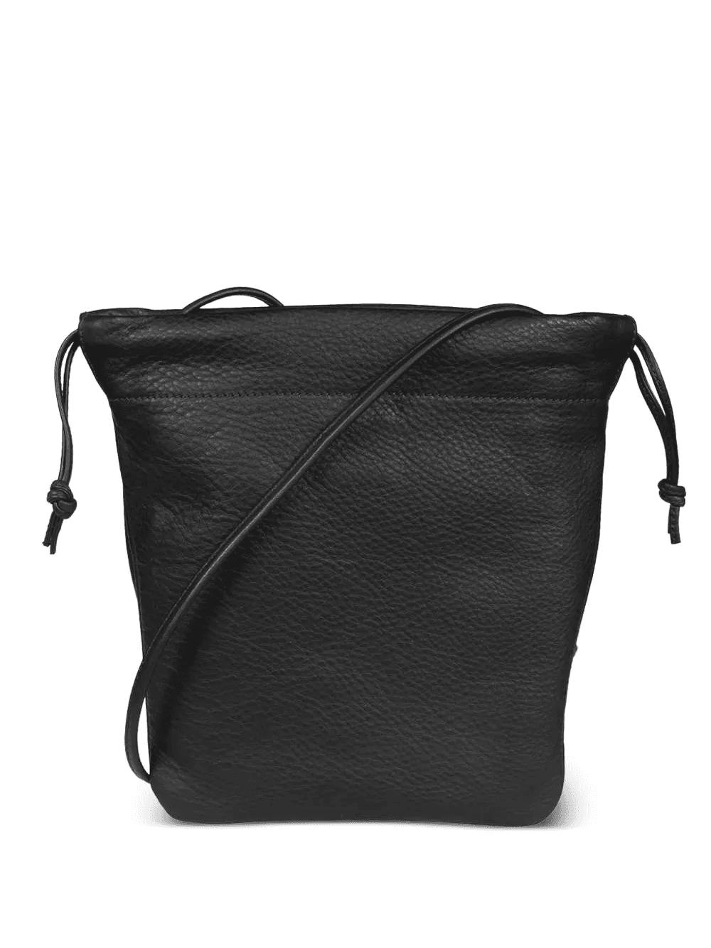 drawstring leather cross body bag - Image 1