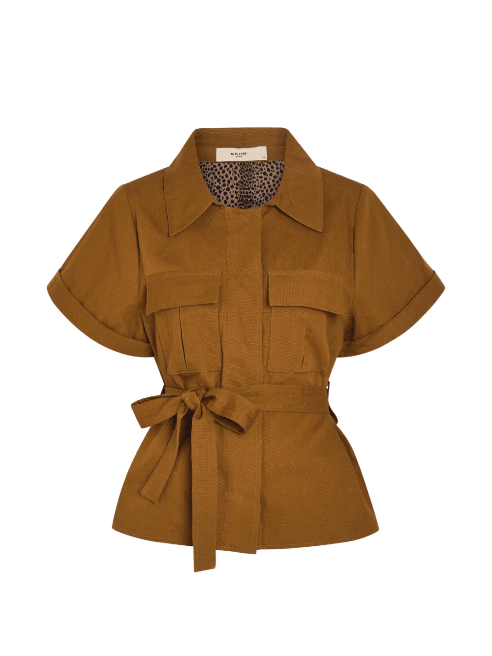 Eloise belted cotton jacket - Image 1