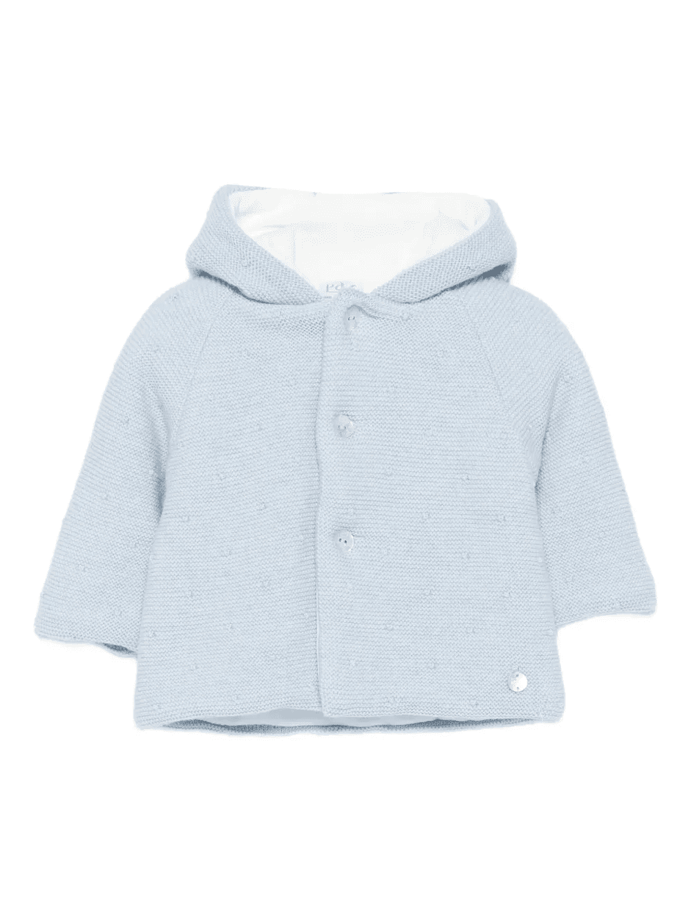 hooded button-front jacket - Image 1