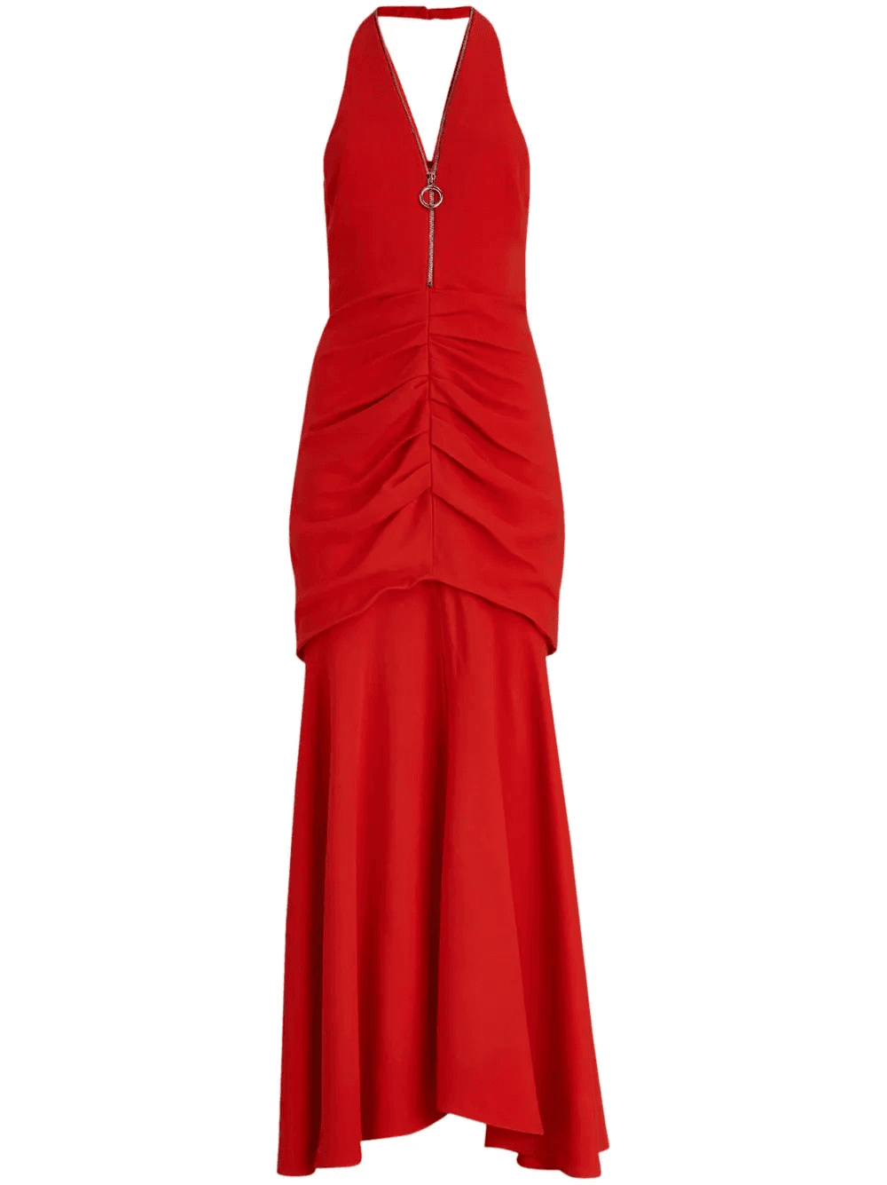drape-detail maxi dress - Image 1