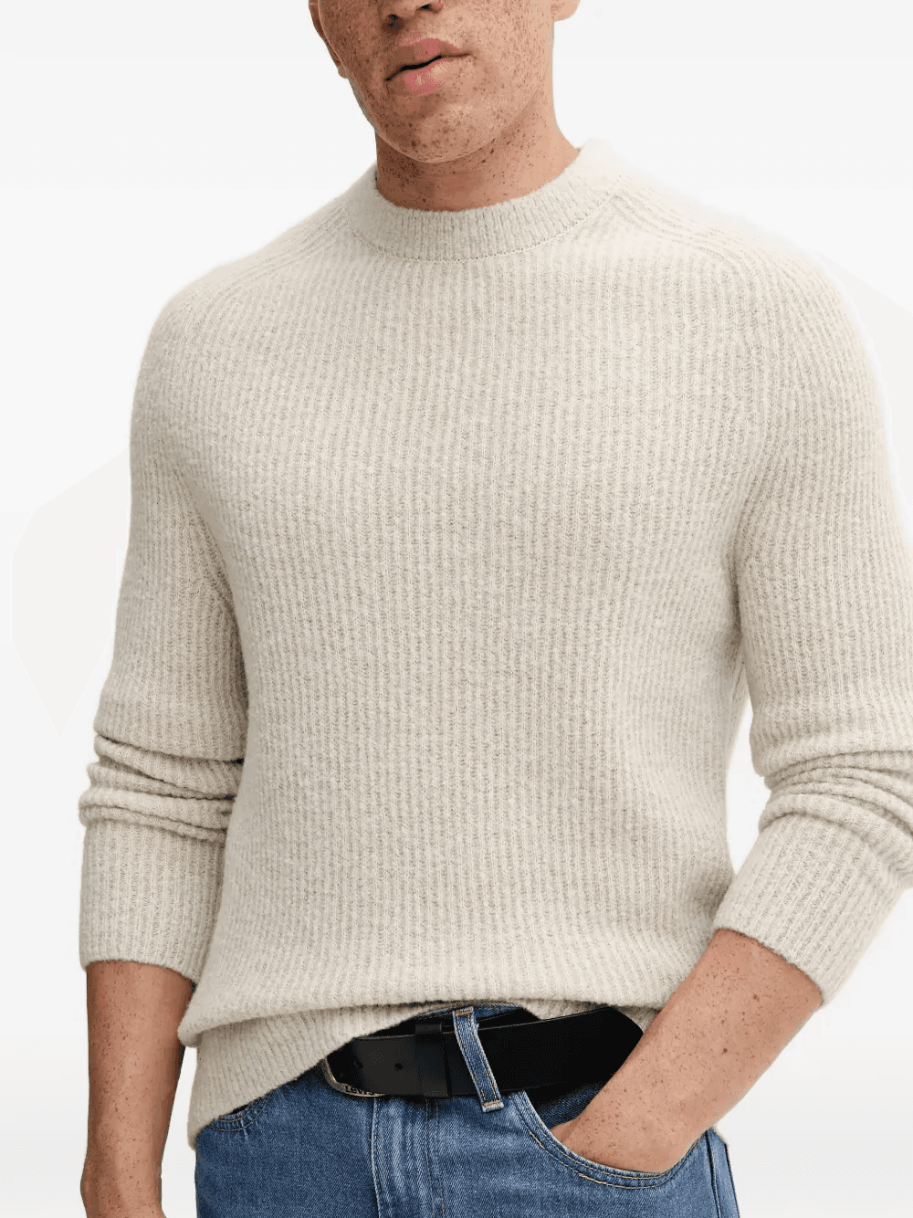 ribbed-knit sweater - Image 1