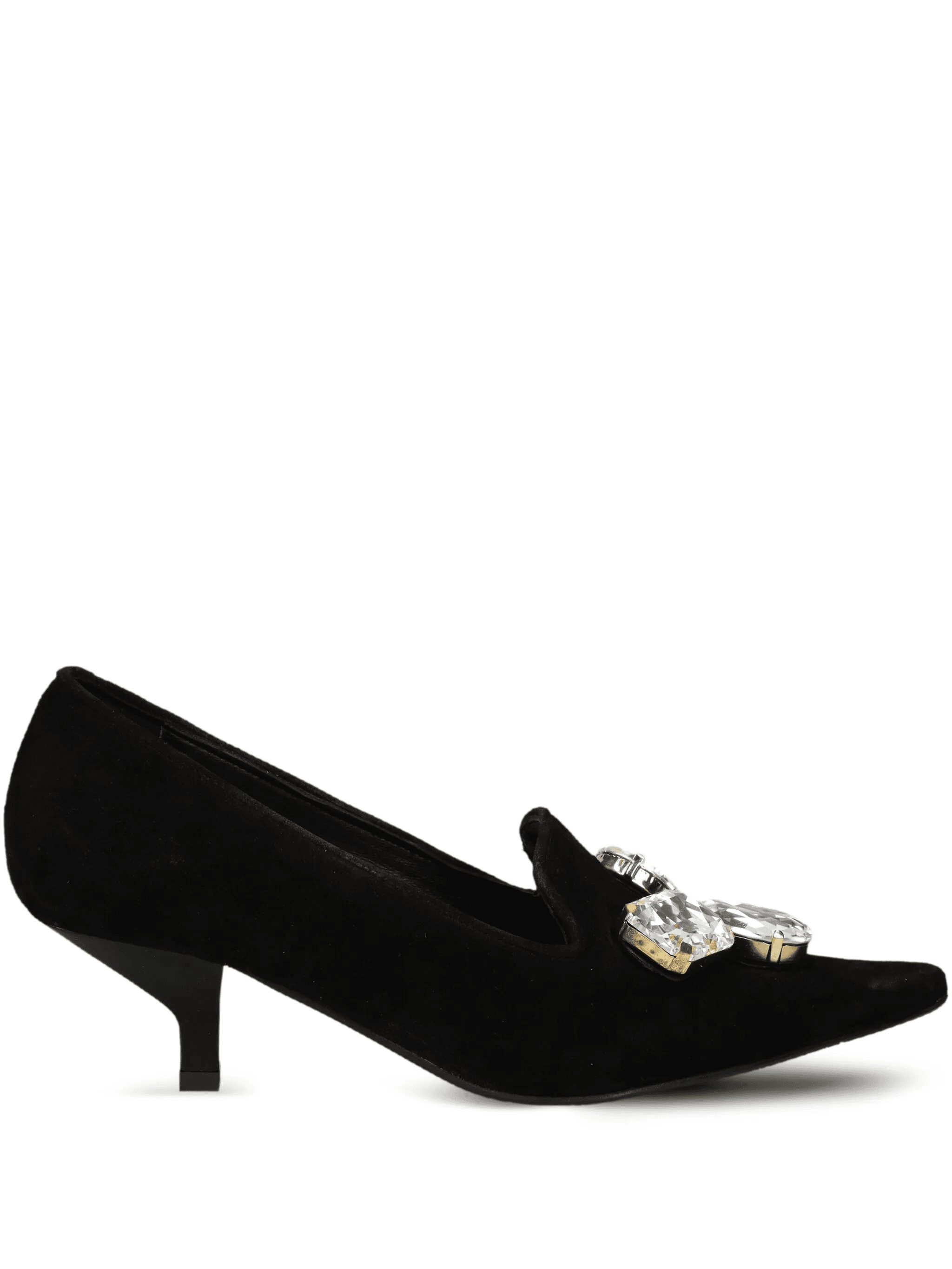 50mm crystal-embellished pointed pumps - Image 1