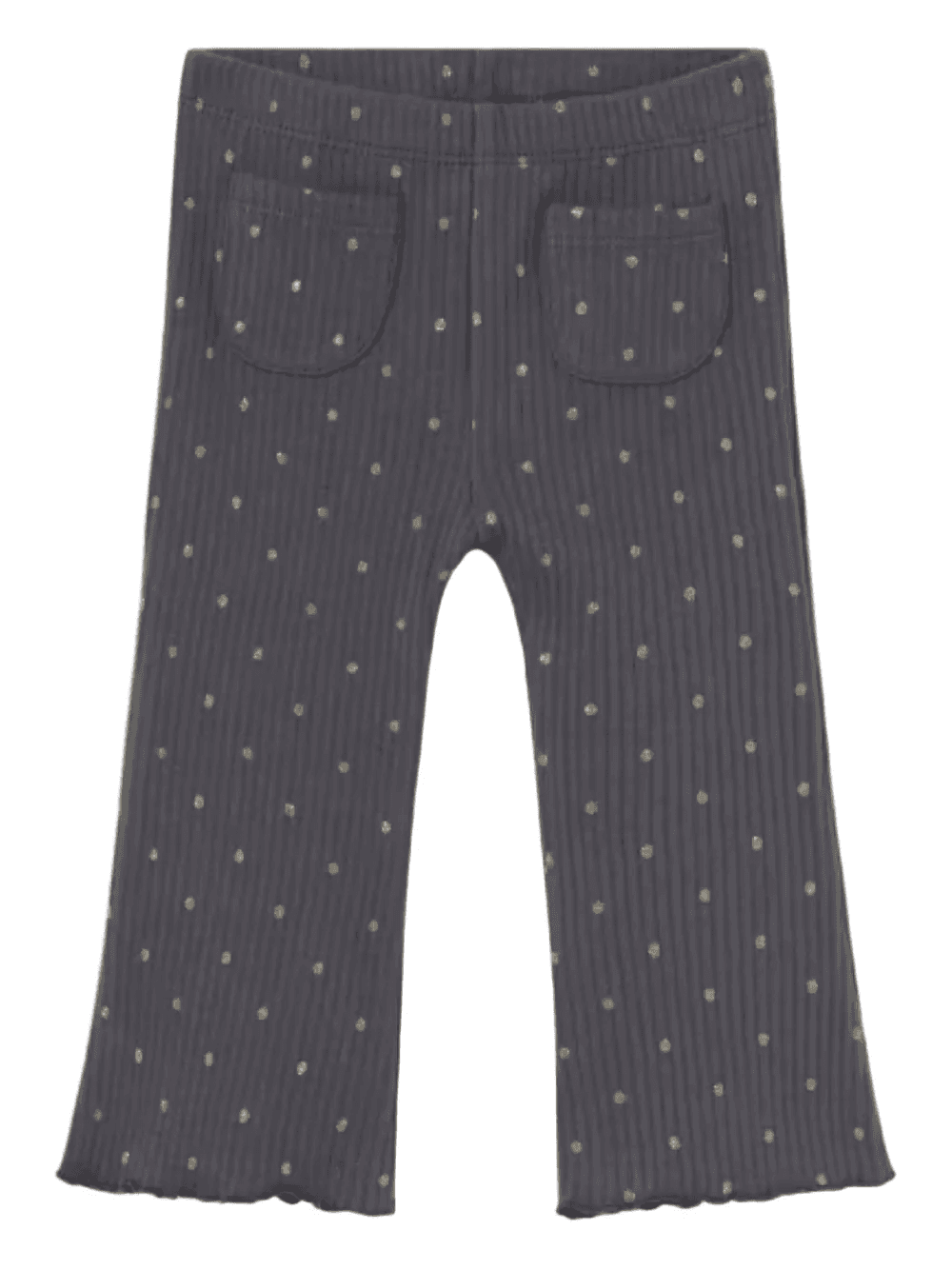 ribbed flared baby leggings - Image 1