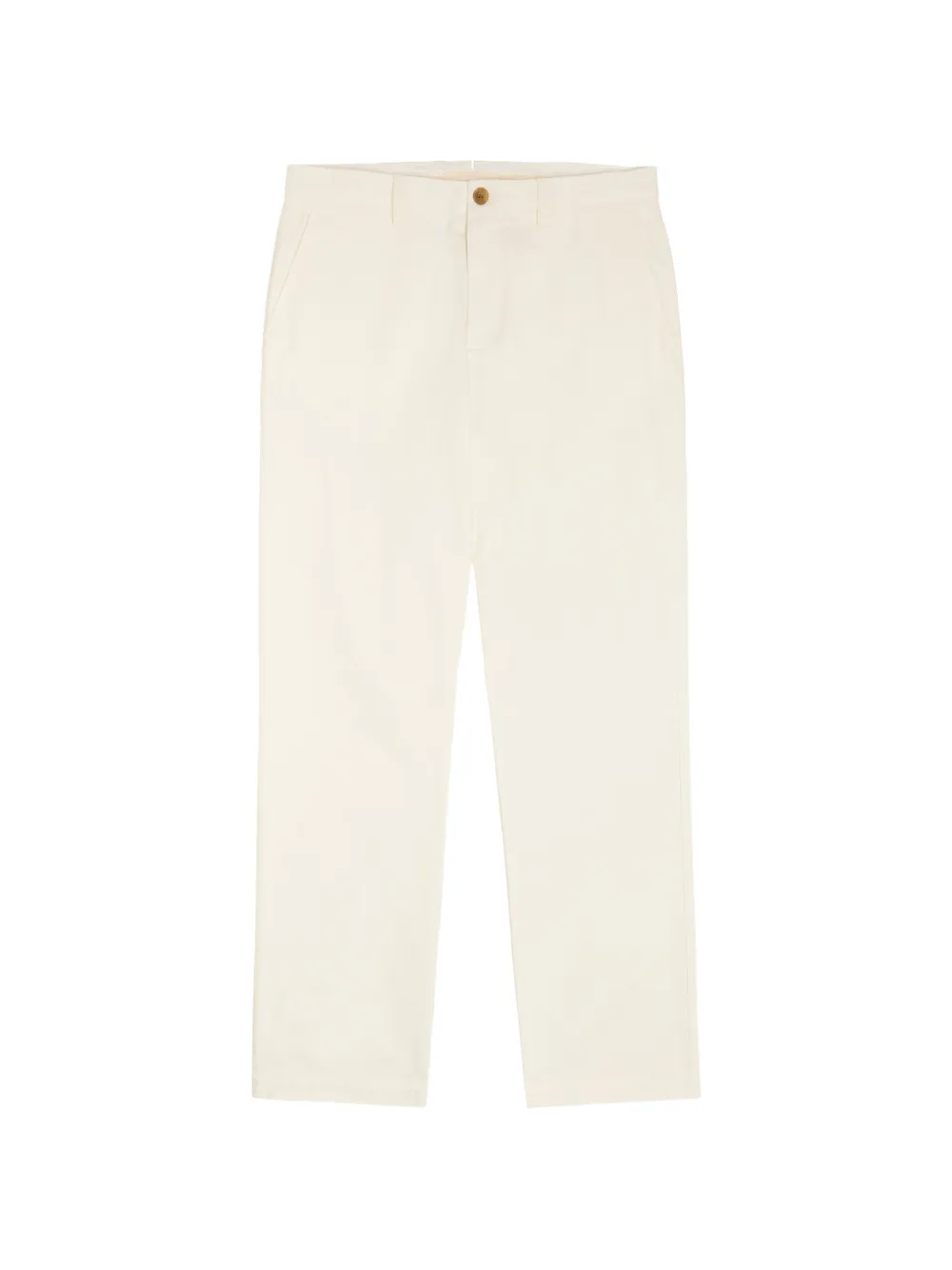 straight-leg twill trousers - Image 1