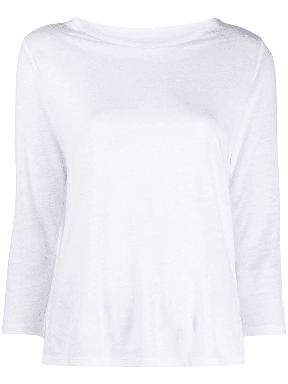 wide-neck three-quarter sleeves T-Shirt - Image 1
