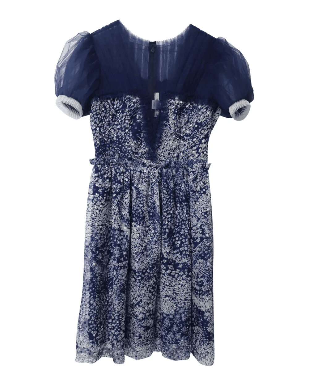 puff-sleeve dress - Image 1