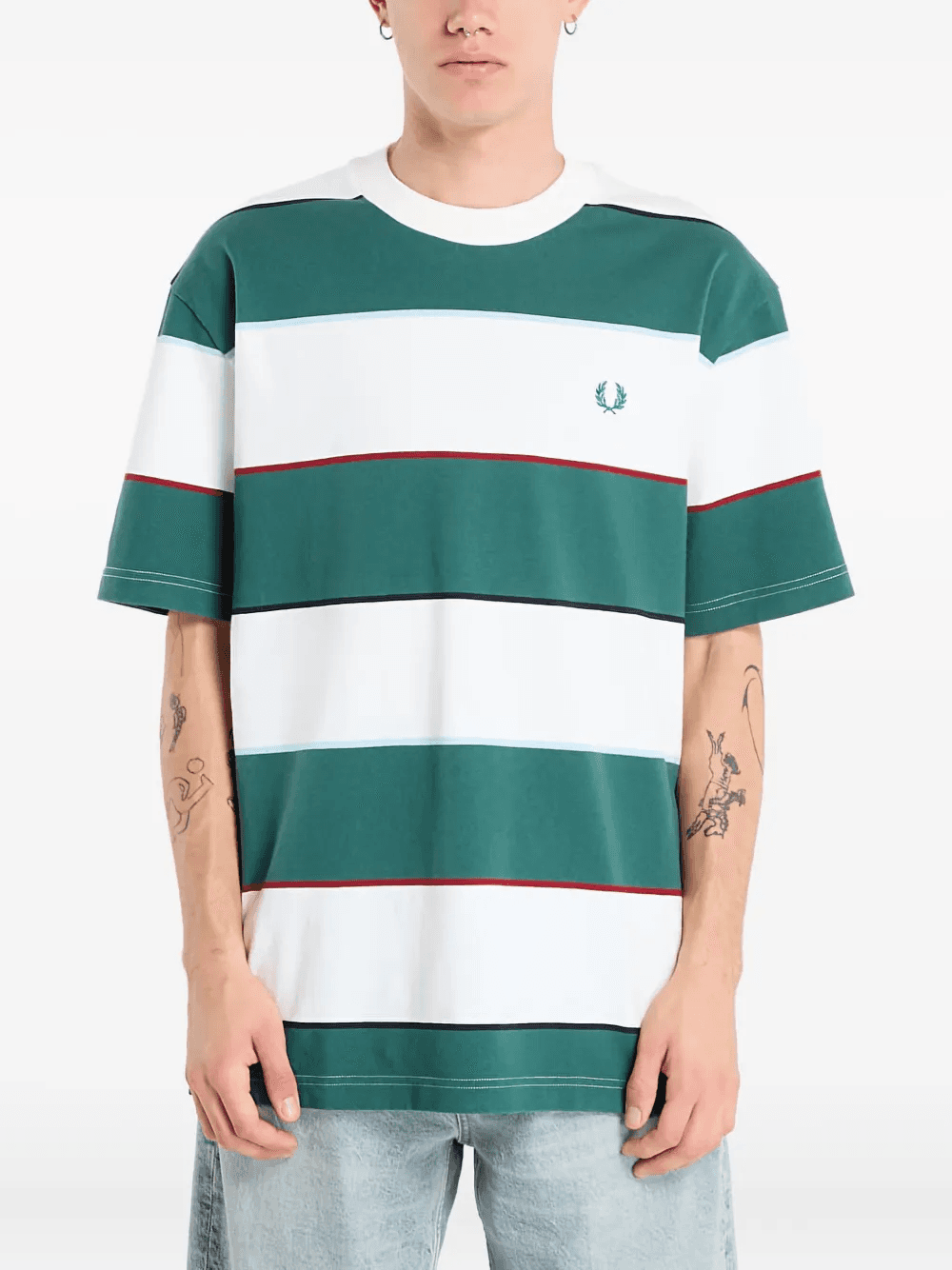 striped T-shirt - Image 1