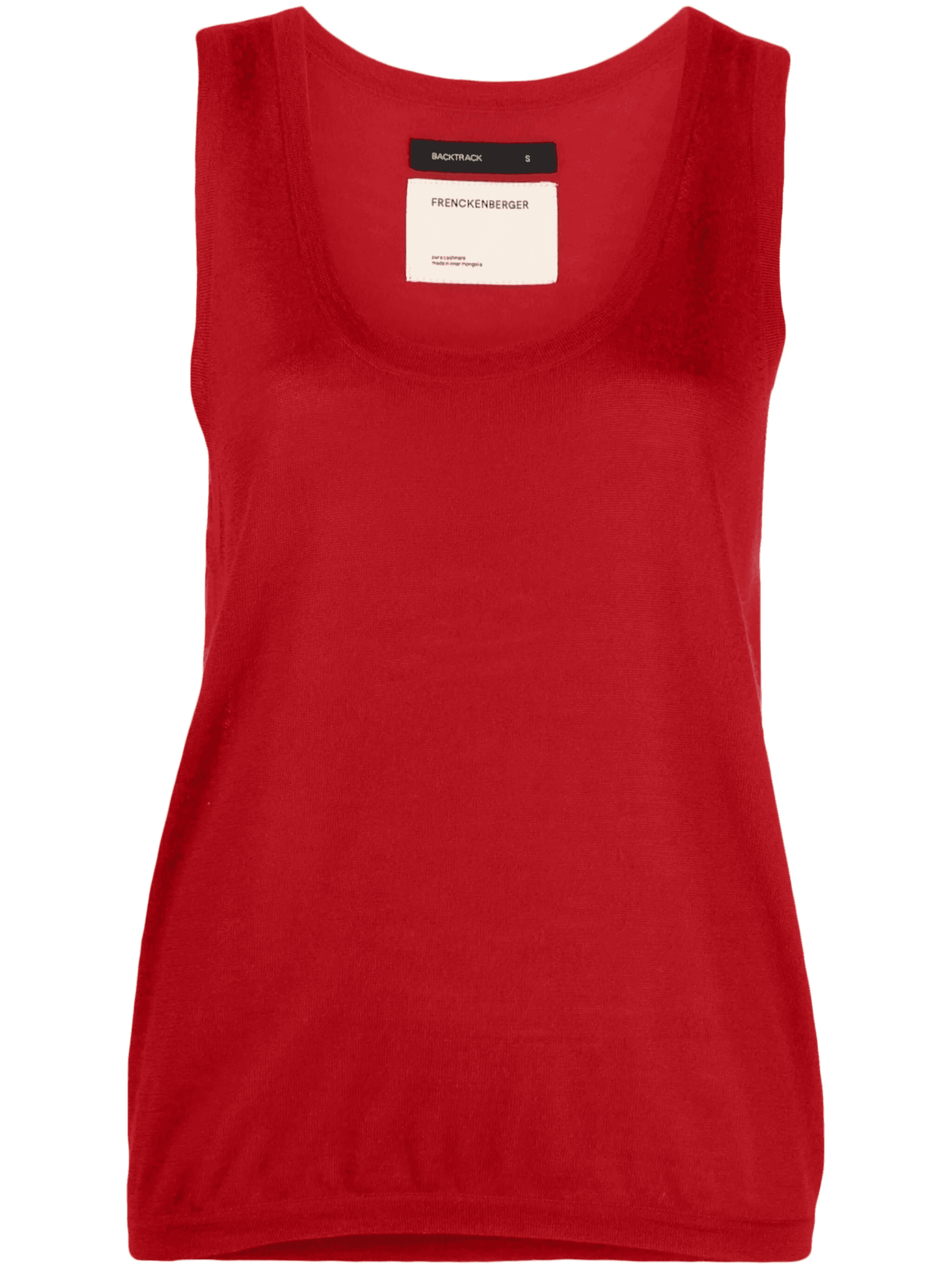 sleeveless cashmere knitted top - Image 1