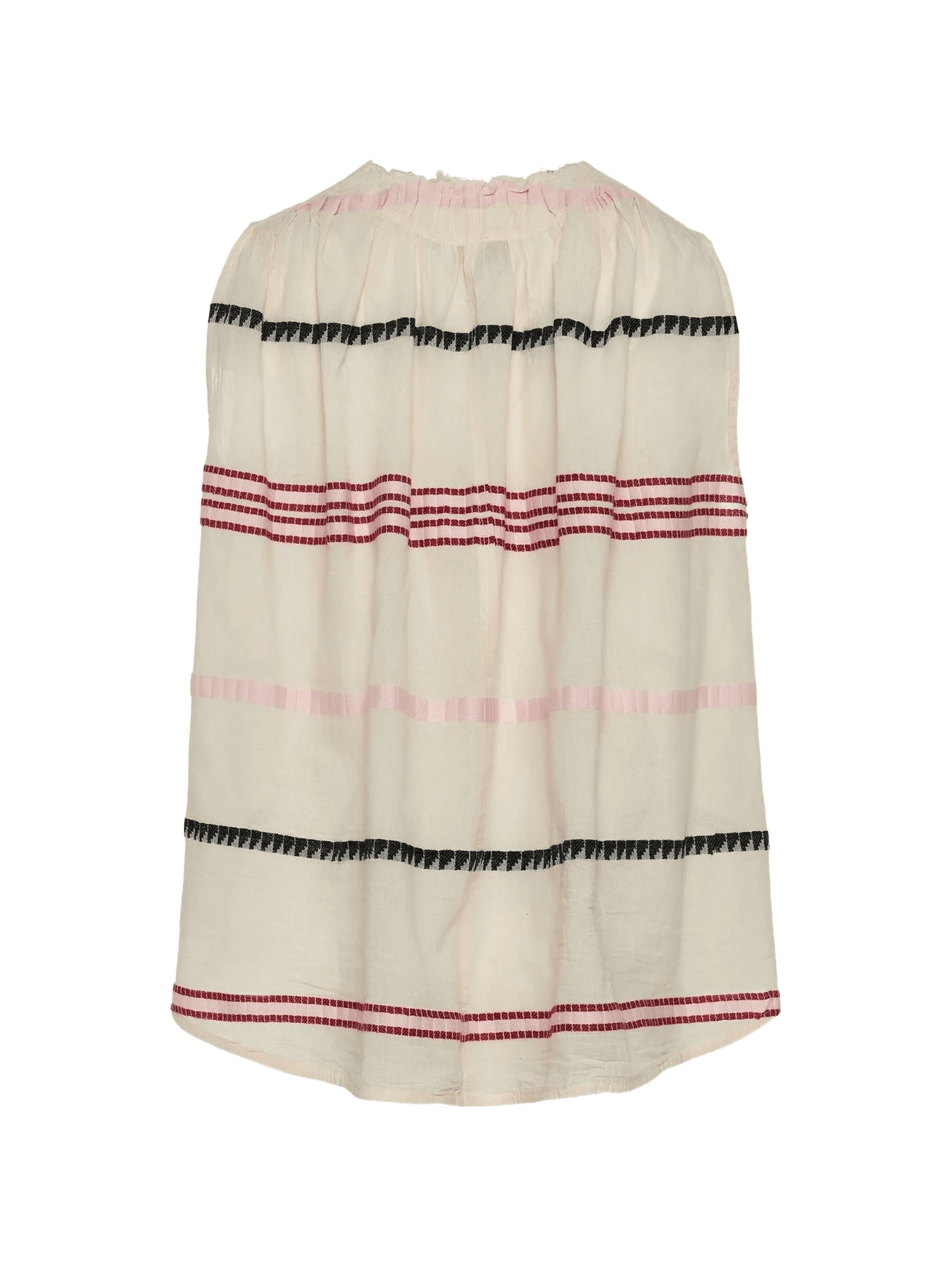 striped sleeveless shirt - Image 1