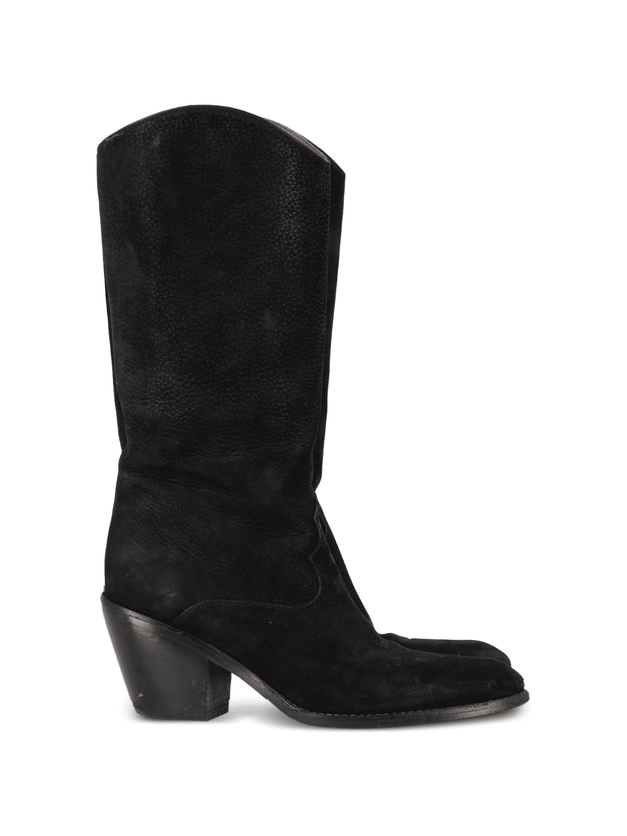 Western leather cowboy boots - Image 1